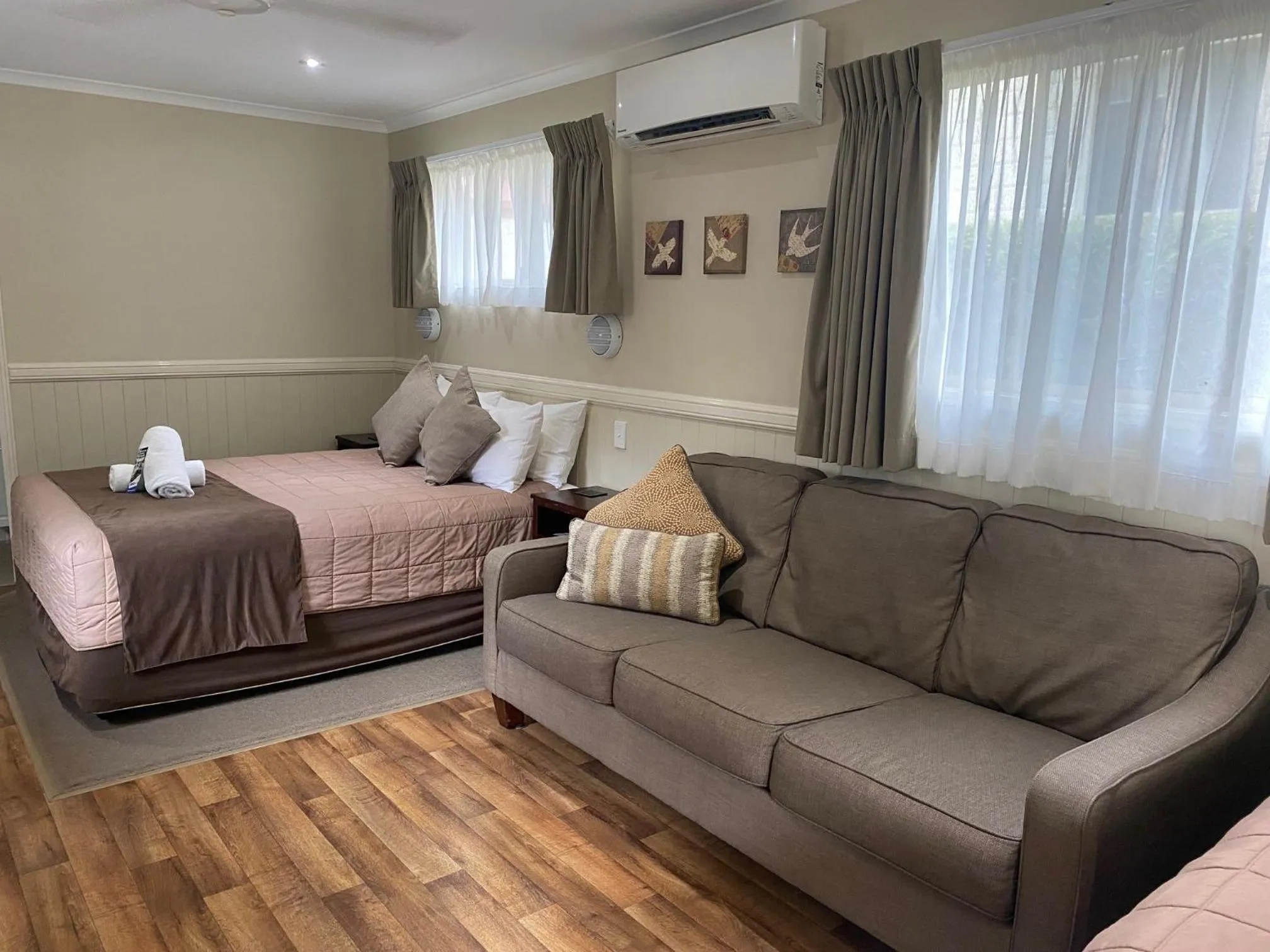 Bed in NRMA Atherton Tablelands Holiday Park