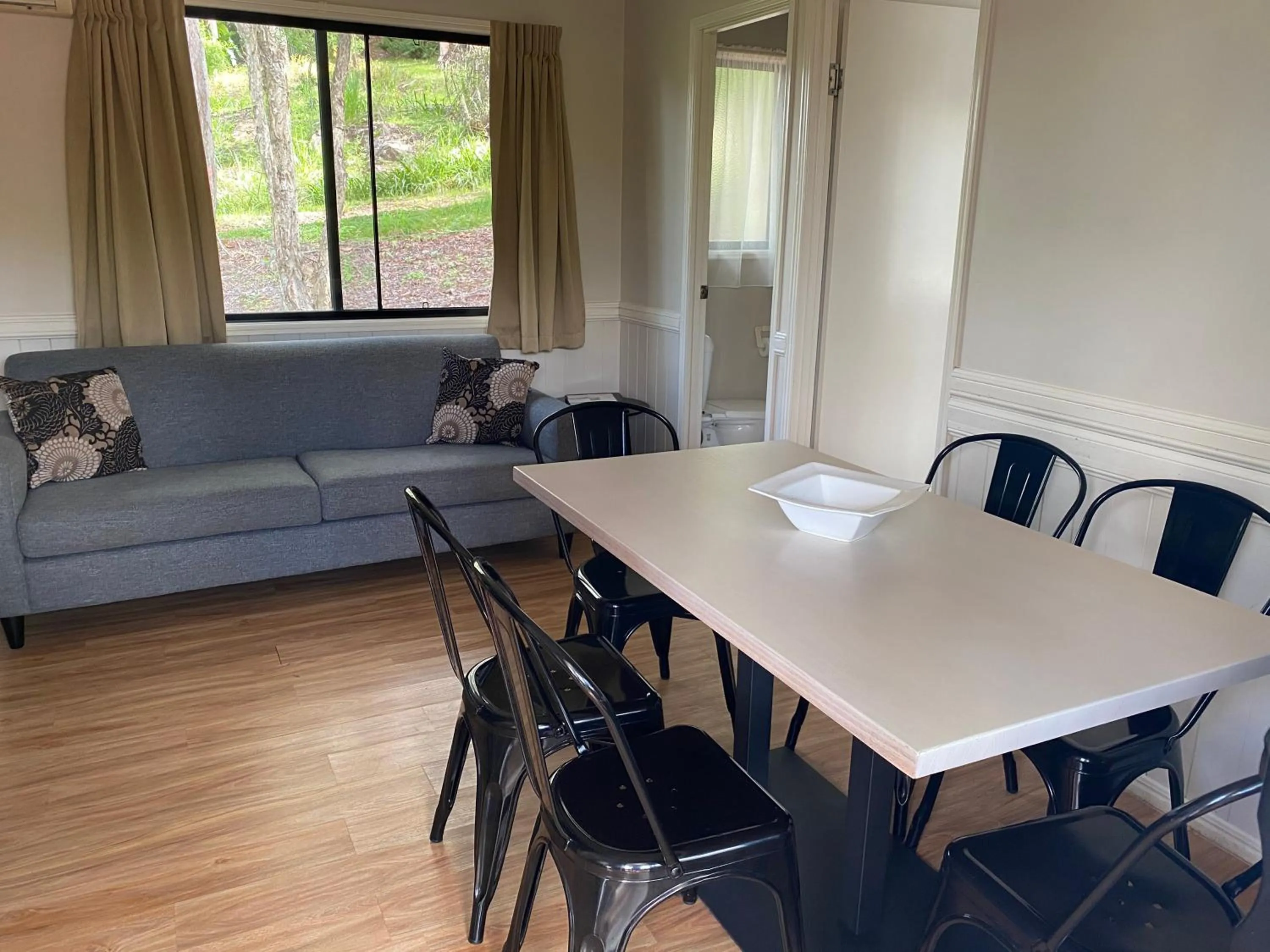 Living room in NRMA Atherton Tablelands Holiday Park