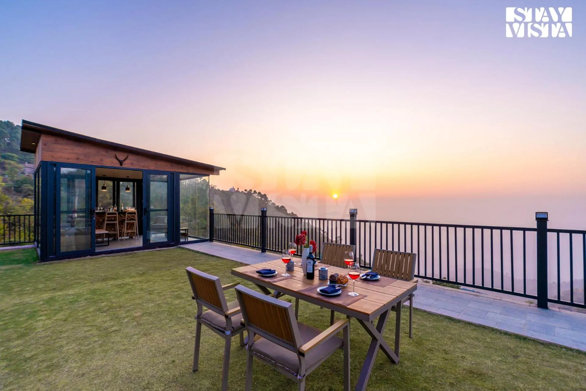 Garden in StayVista at Savara with Heated Infinity Pool and Jacuzzi