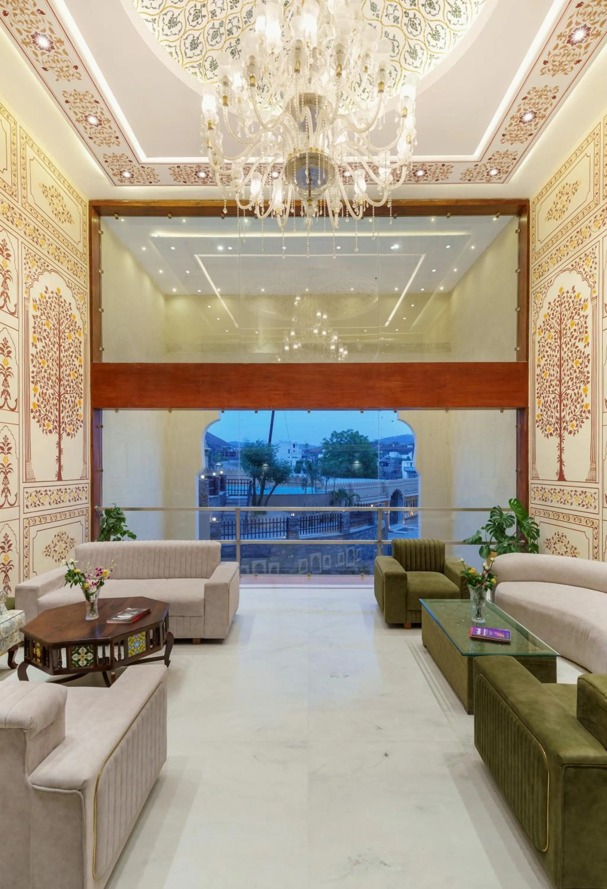 Communal lounge/ TV room in Turban Roopgarh Resort and Spa, Udaipur