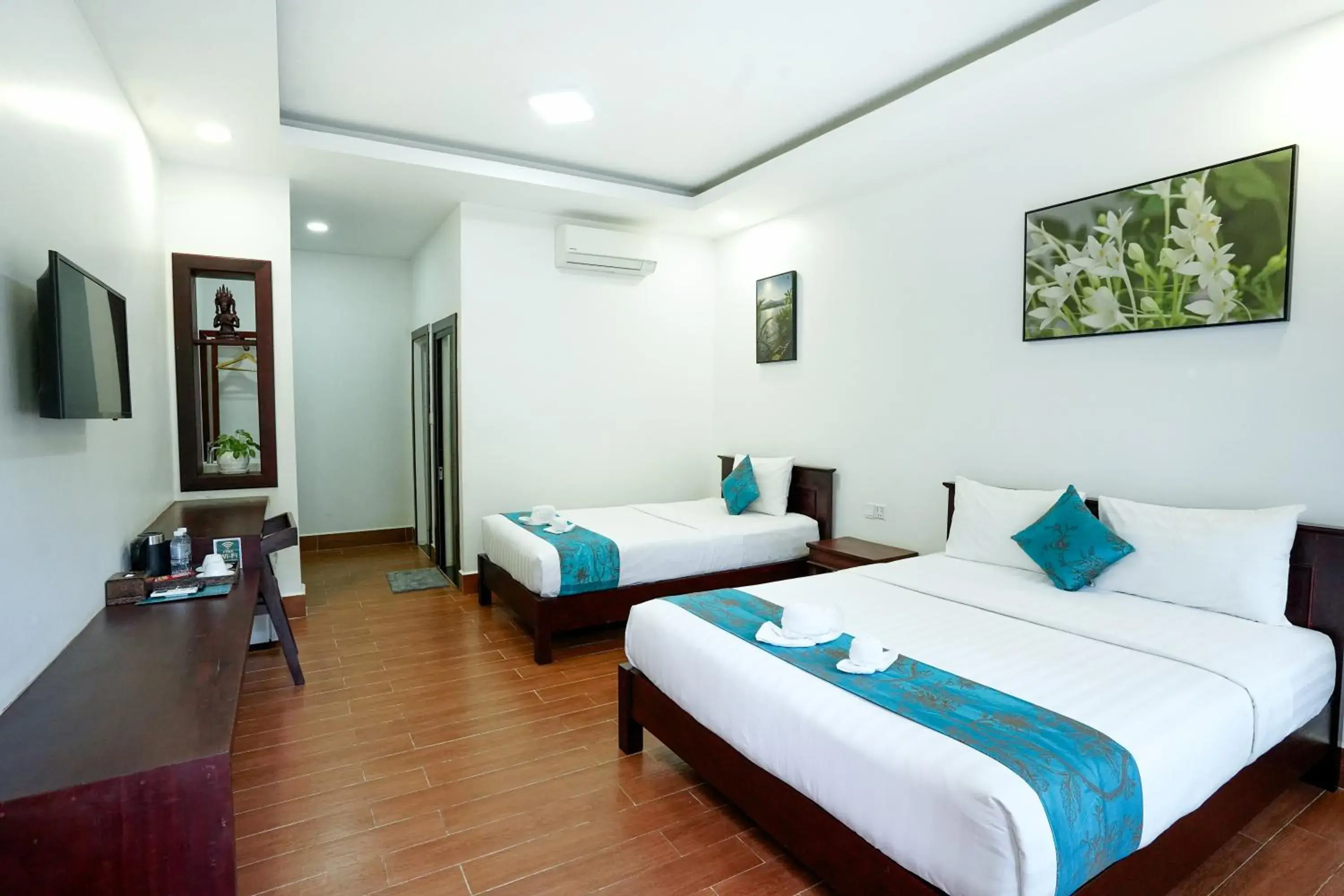 Twin Room with Balcony in Angkearboss Villa Twin Room with Balcony in Angkearboss Villa