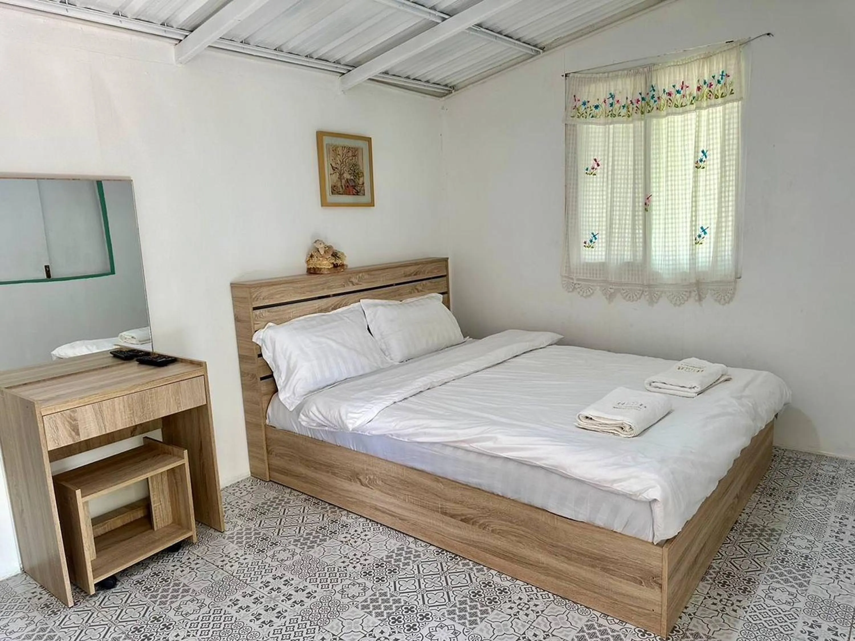 Bed in Peang Tara Cafe & Resort