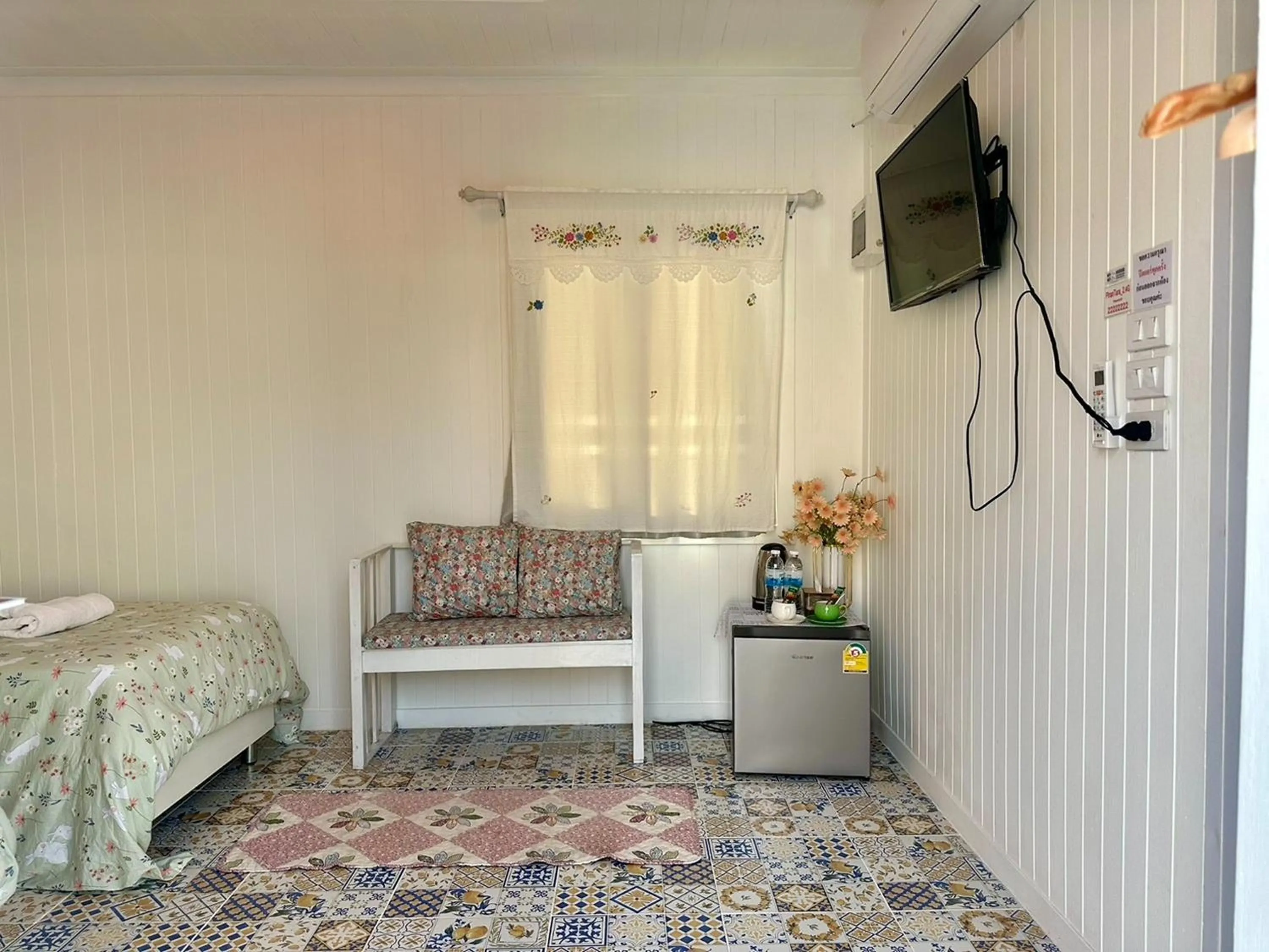 Bed in Peang Tara Cafe & Resort