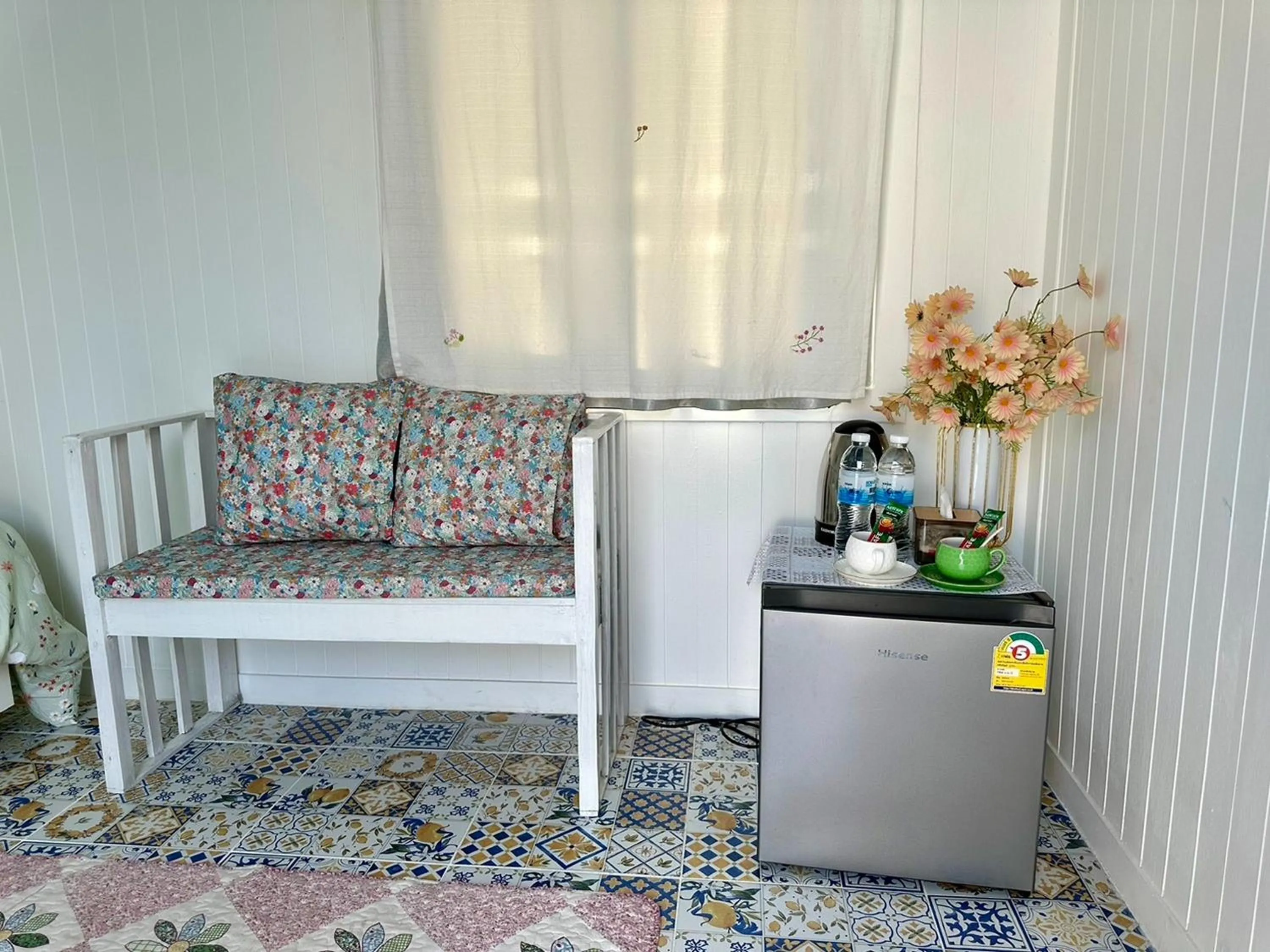 Bed in Peang Tara Cafe & Resort