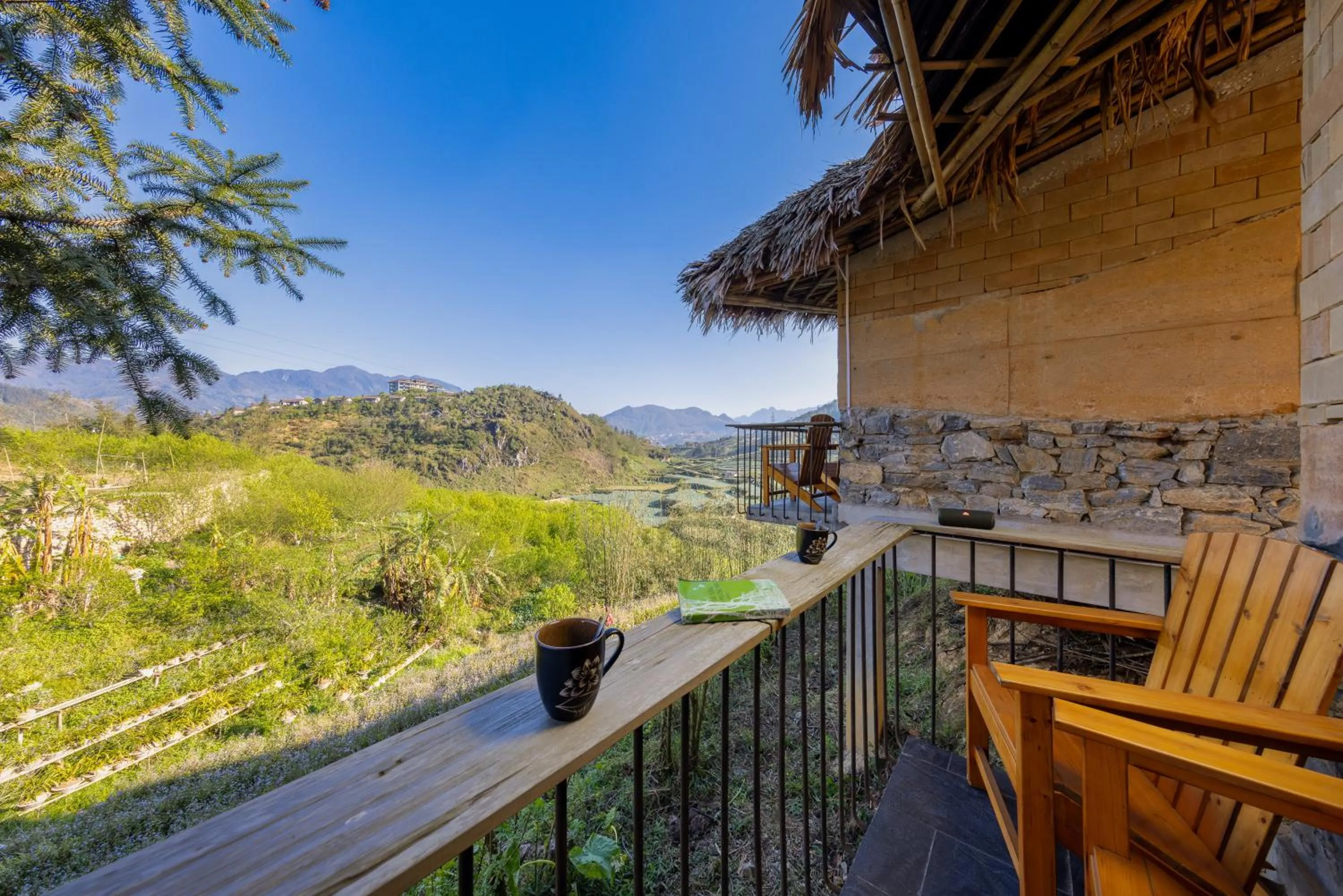 Patio in Sapaxa Spring Garden Ecolodge