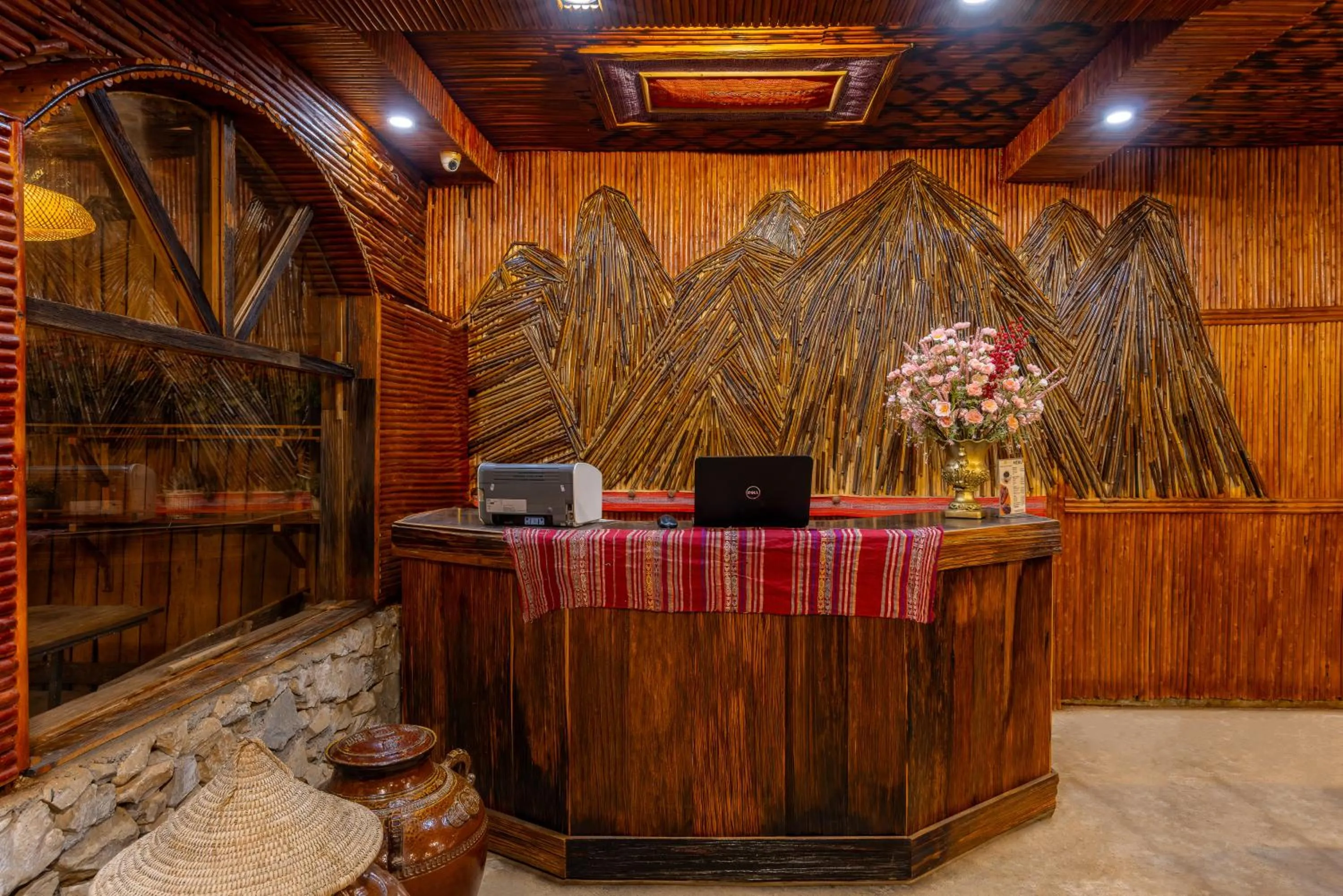 Lobby or reception in Sapaxa Spring Garden Ecolodge