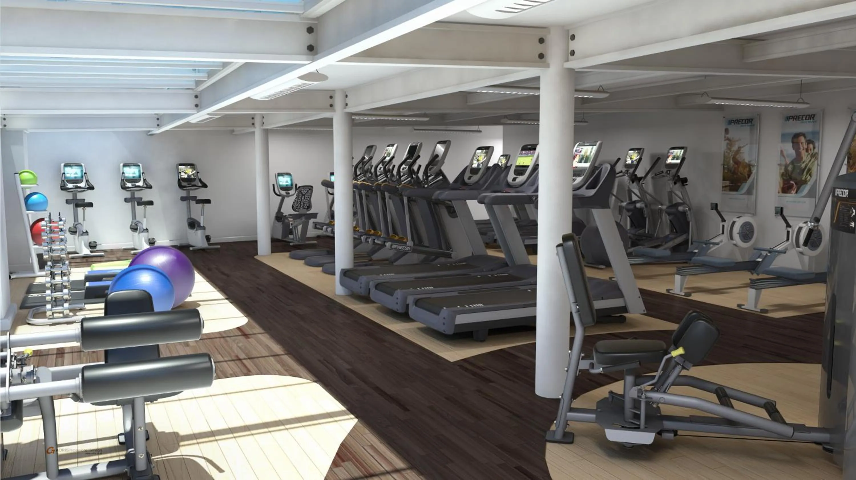 Fitness centre/facilities in The Parsonage Hotel & Spa