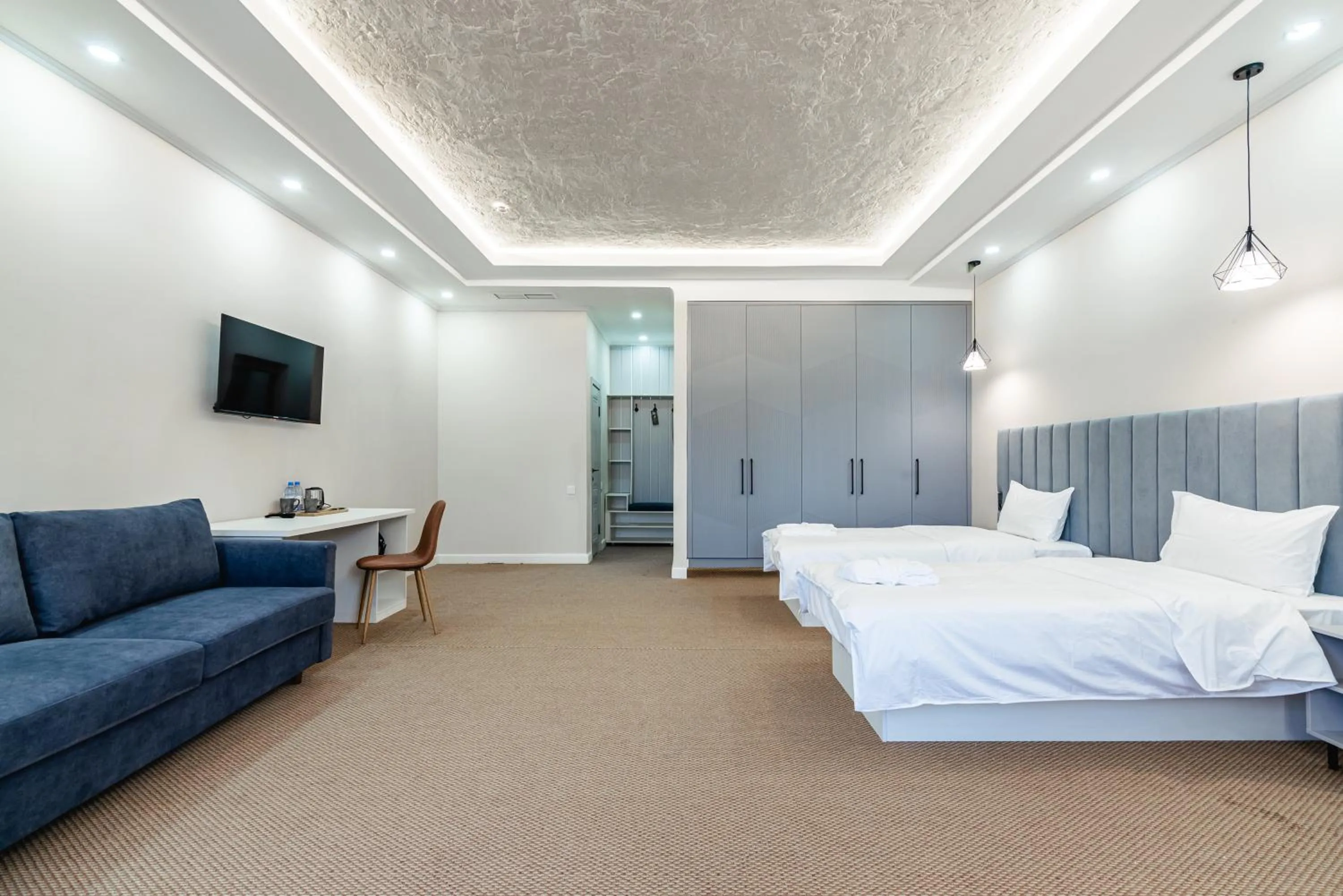Bed in AYKUN Hotel