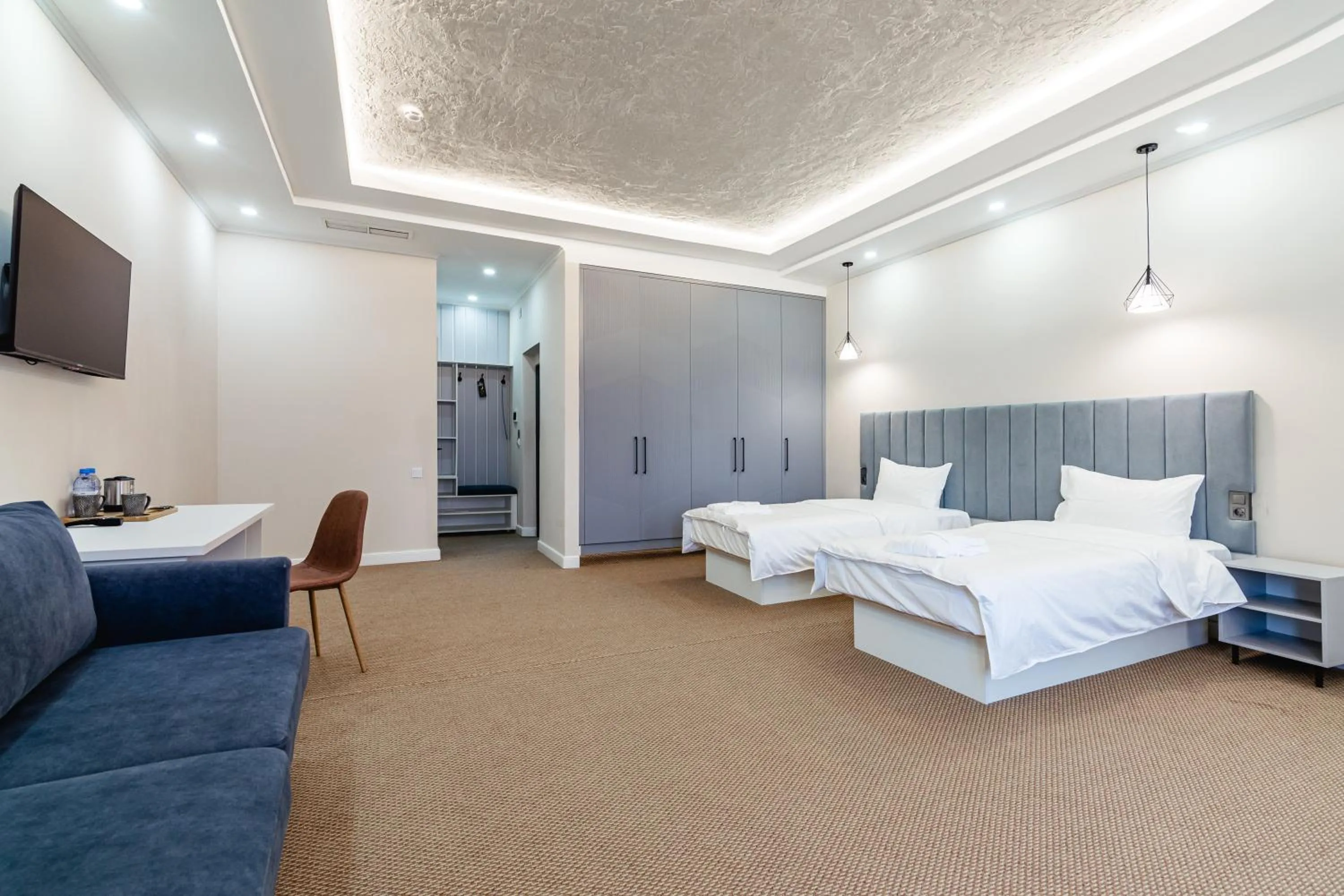 Bed in AYKUN Hotel
