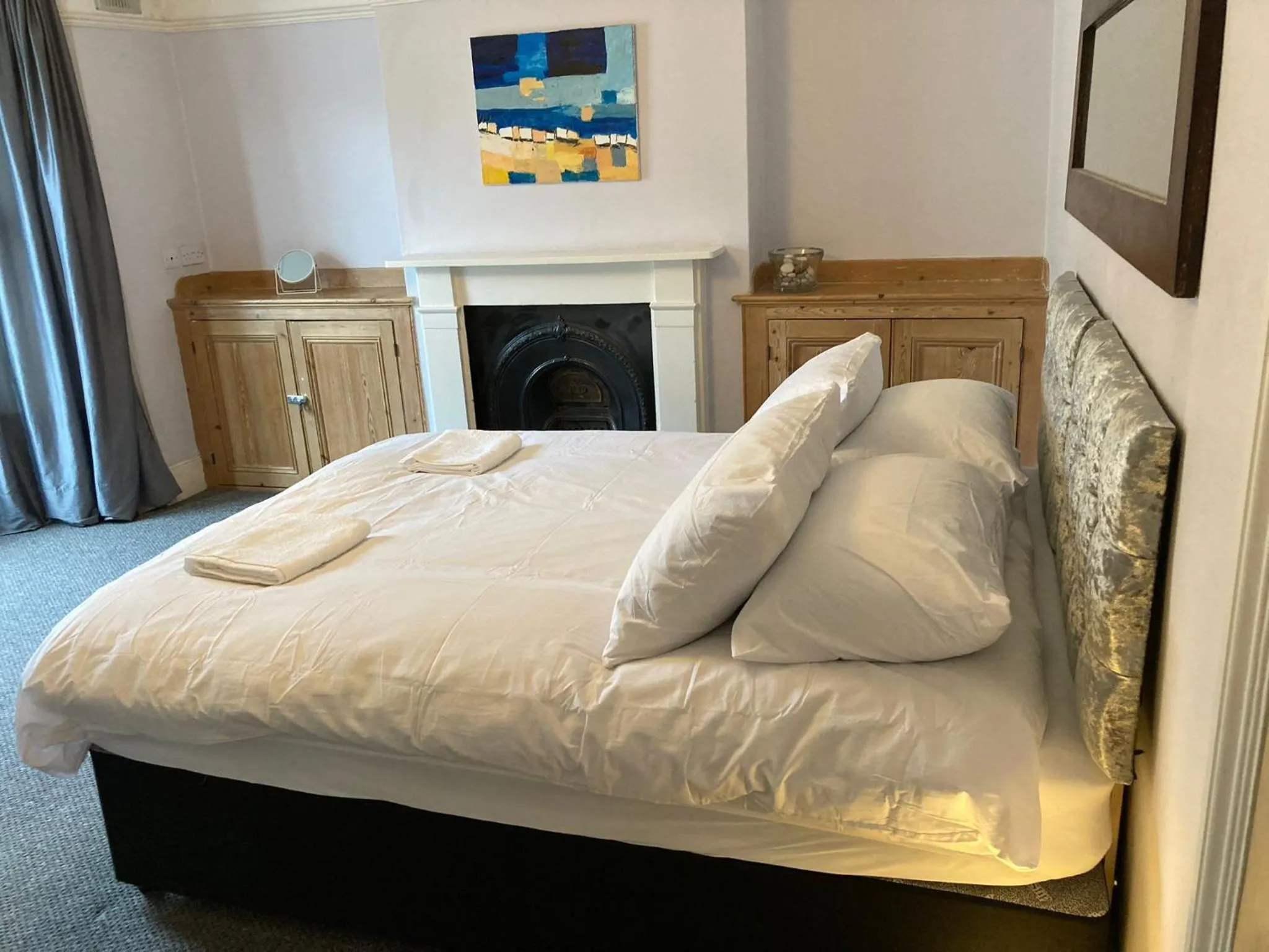 Bedroom, Bed in The Blue House