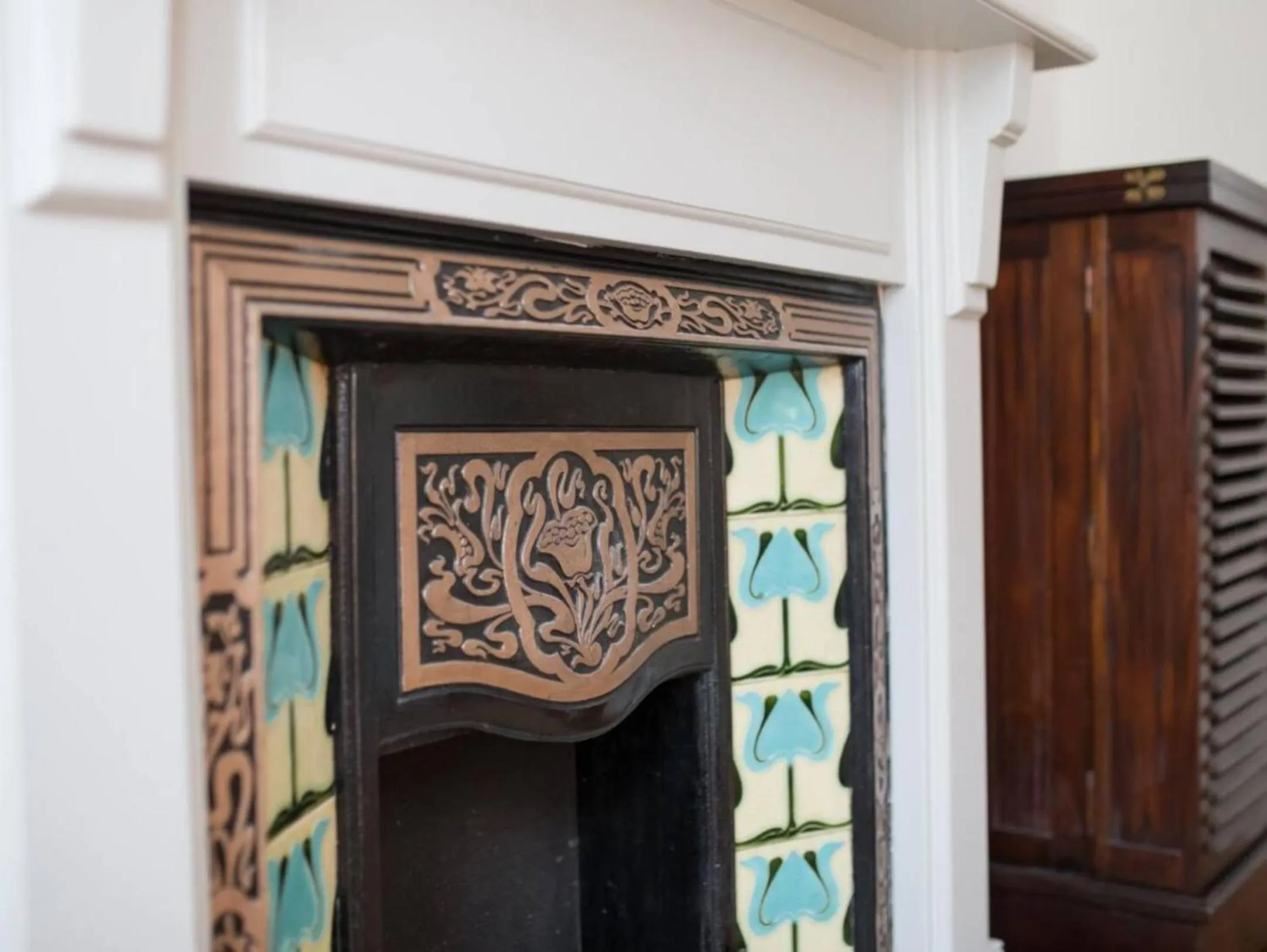 Living room in The Blue House