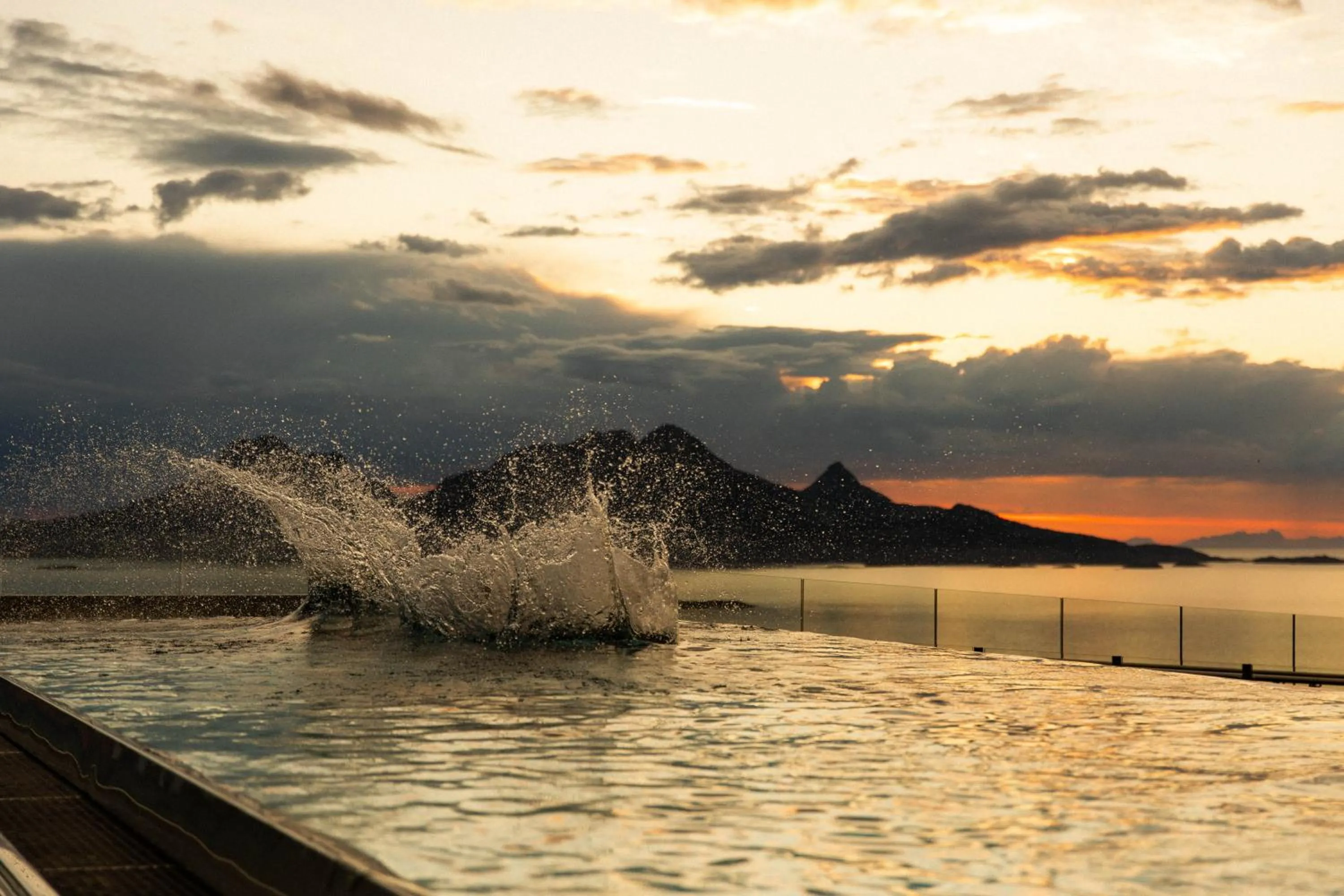 Swimming pool in Wood Hotel Bodø