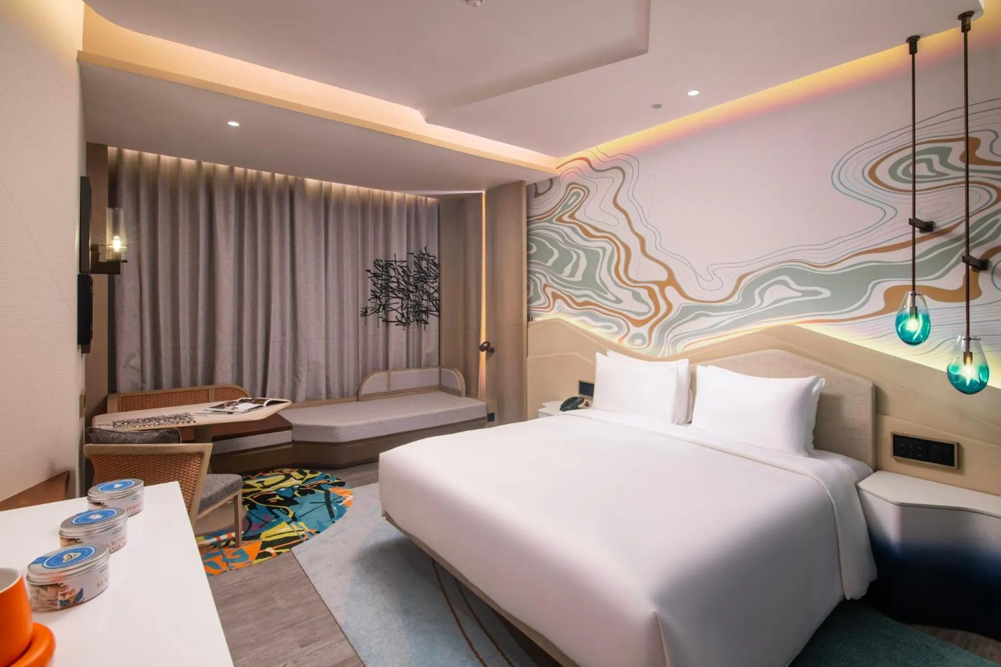 Photo of the whole room, Bed in Hotel Indigo Bandung Dago Pakar by IHG