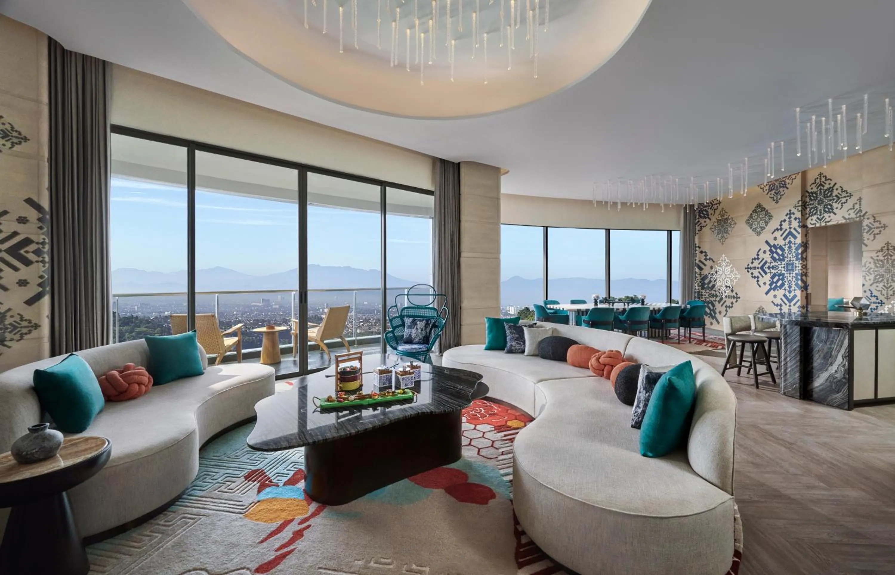 Living room in Hotel Indigo Bandung Dago Pakar by IHG