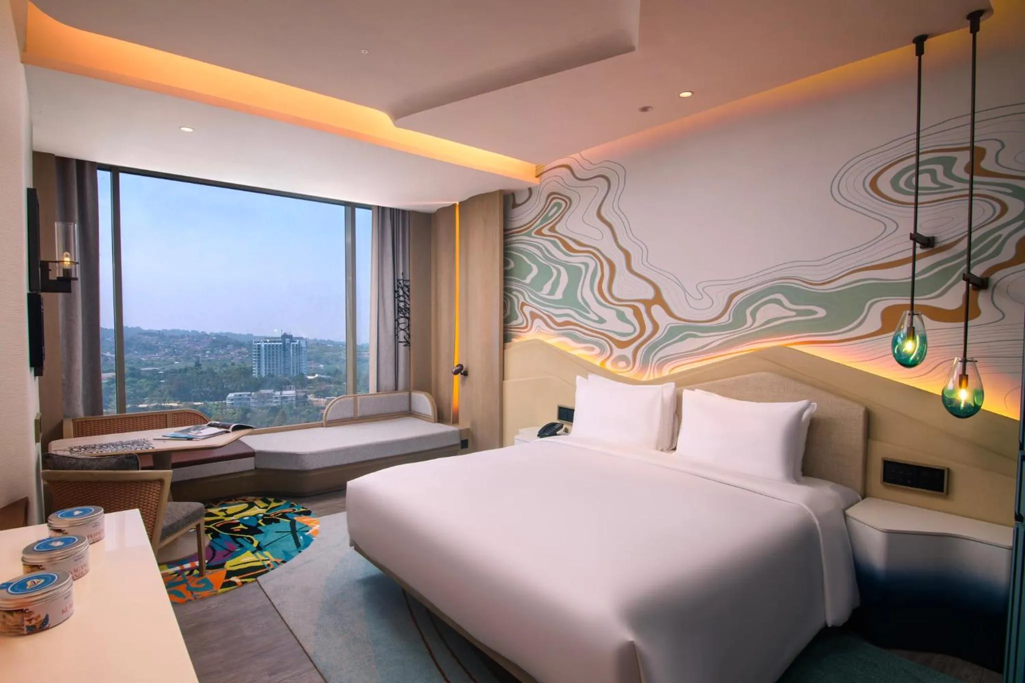 Photo of the whole room, Bed in Hotel Indigo Bandung Dago Pakar by IHG