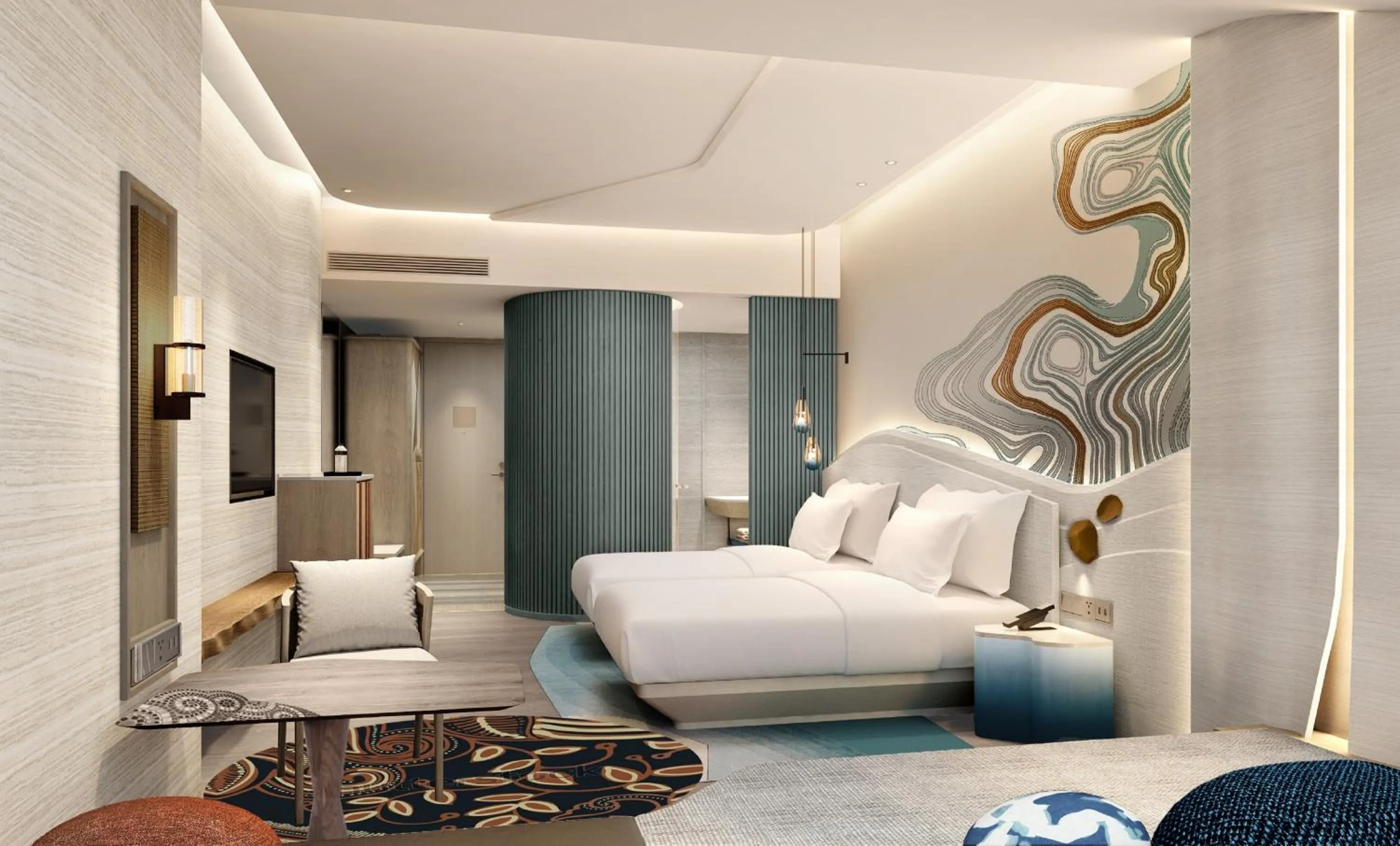 Photo of the whole room, Bed in Hotel Indigo Bandung Dago Pakar by IHG