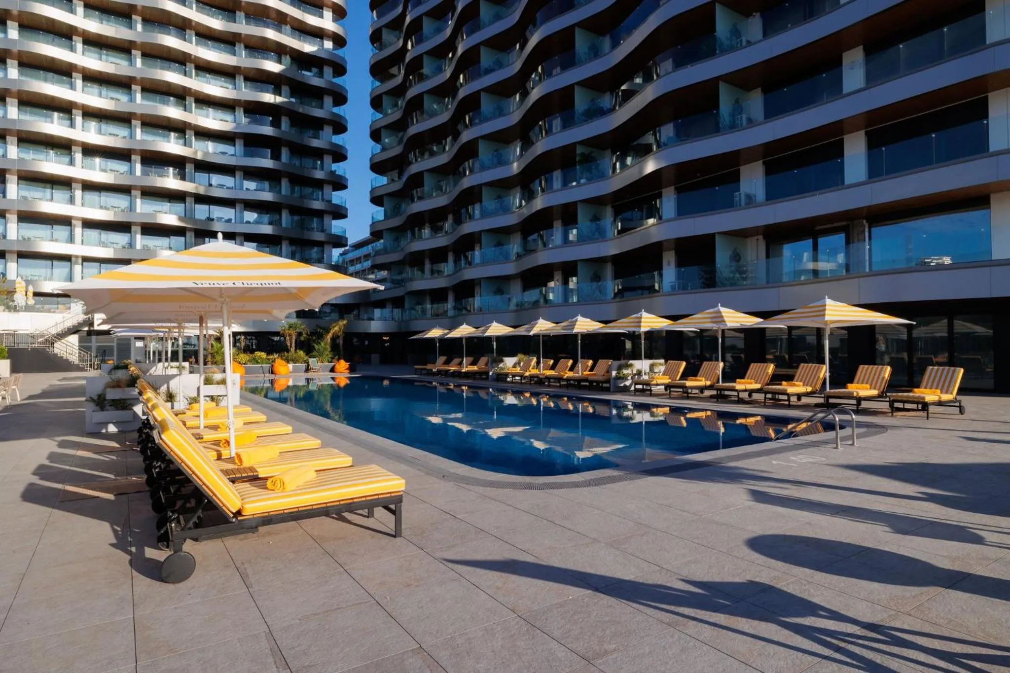 Swimming pool in Crowne Plaza Constanta - Mamaia Beach by IHG