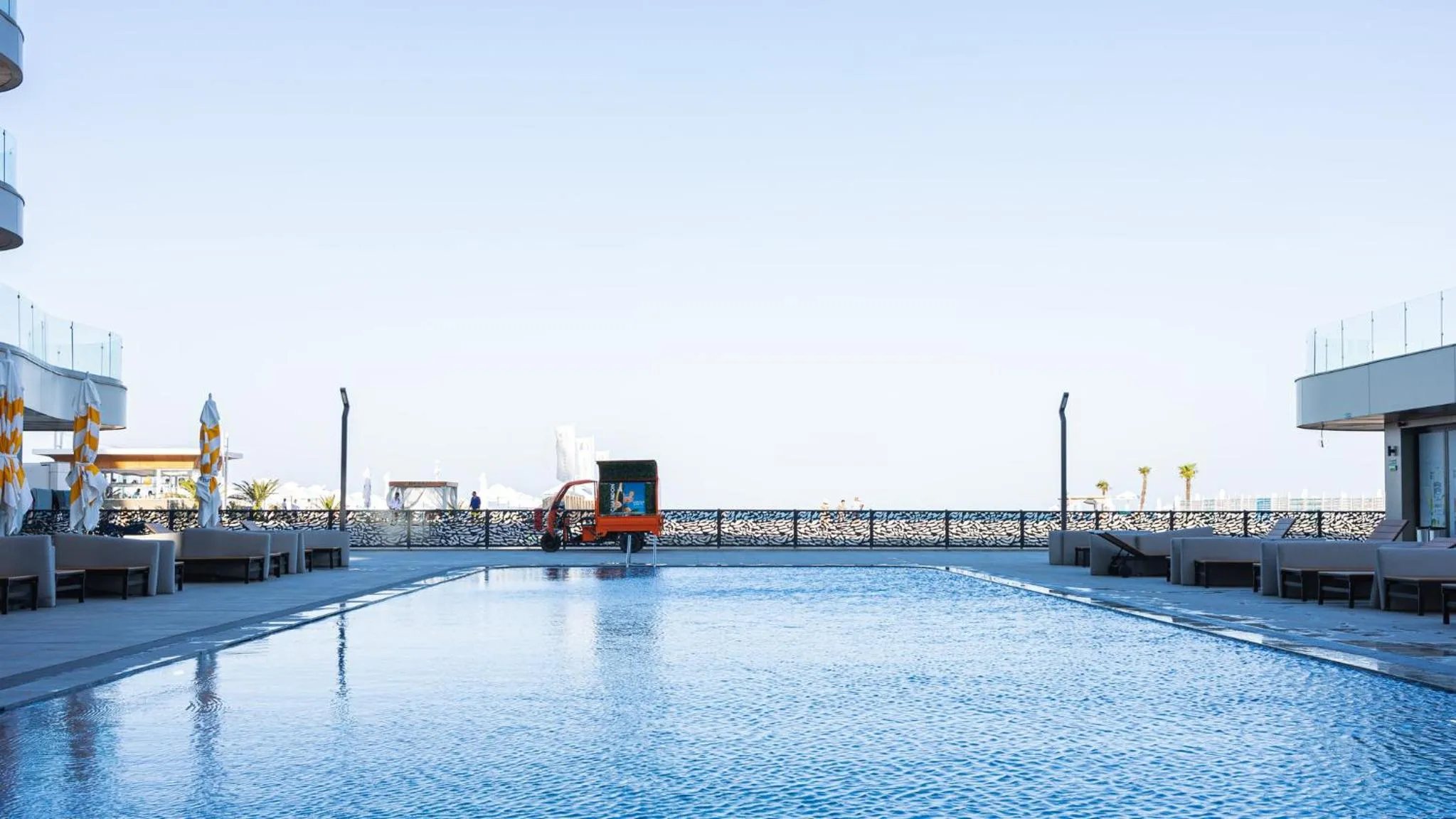Swimming pool in Crowne Plaza Constanta - Mamaia Beach by IHG