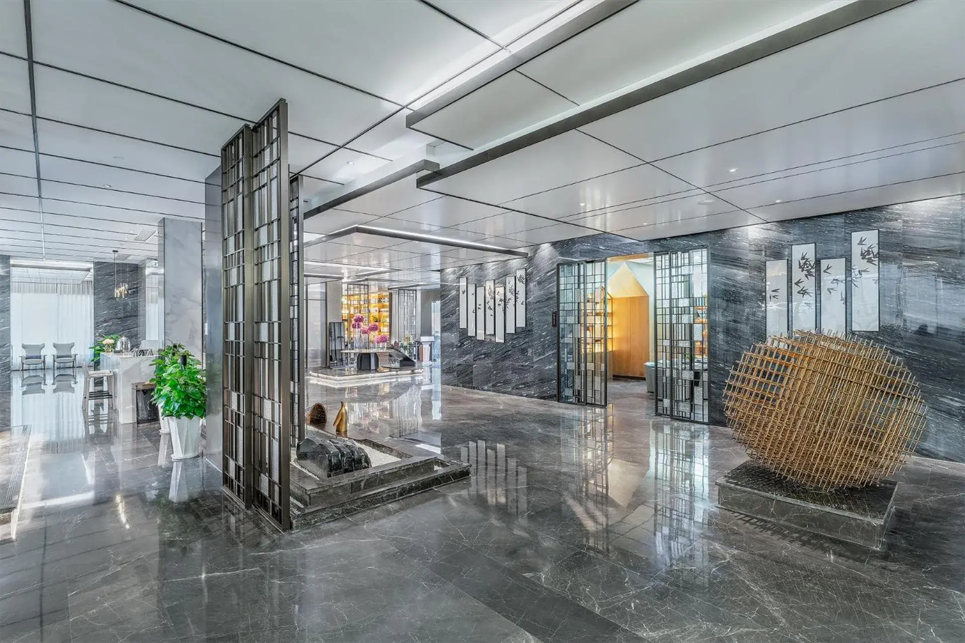 Lobby or reception in Holiday Inn Express Pingchang by IHG Lobby or reception in Holiday Inn Express Pingchang by IHG