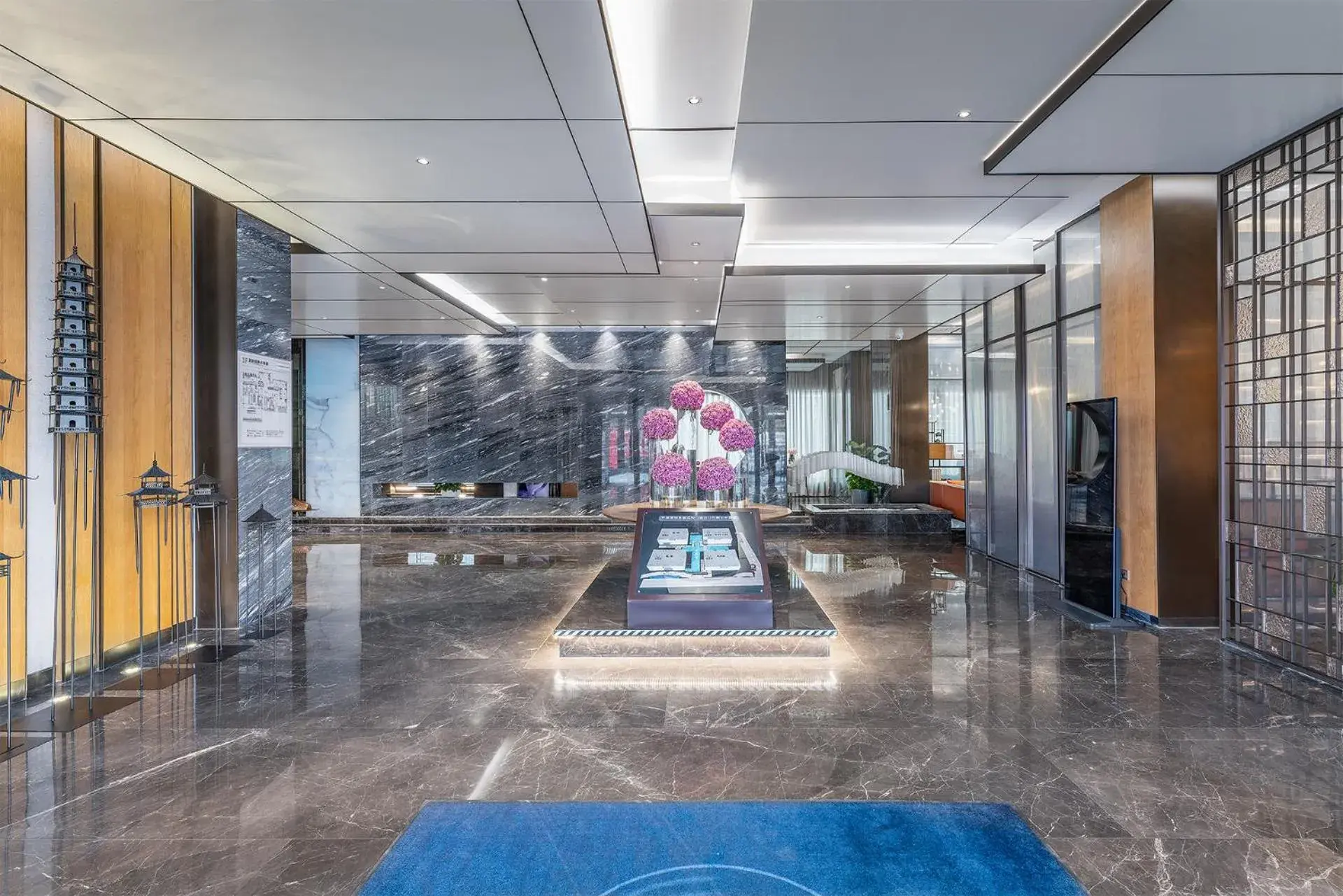 Lobby or reception in Holiday Inn Express Pingchang by IHG Lobby or reception in Holiday Inn Express Pingchang by IHG