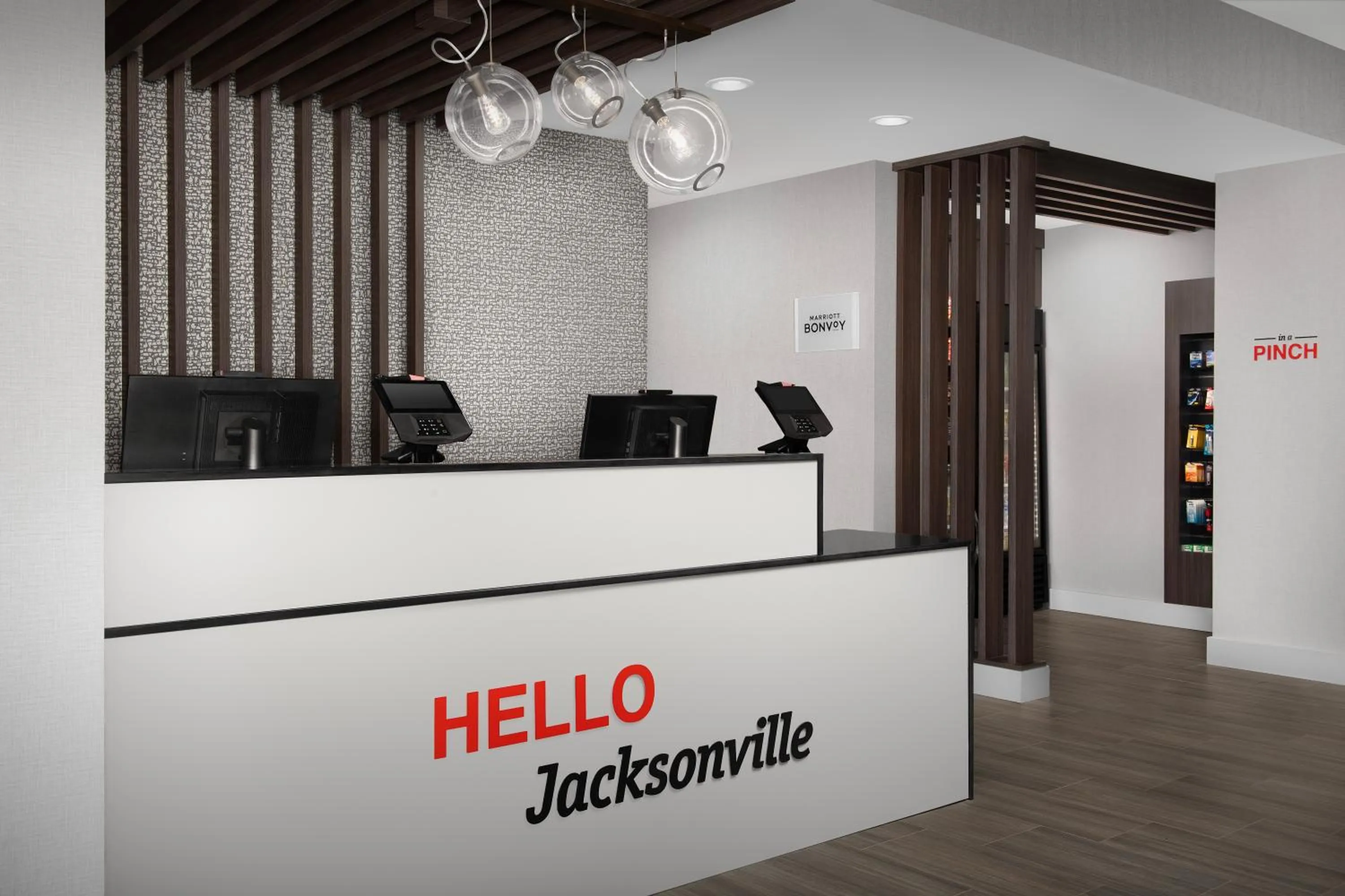 Lobby or reception in TownePlace Suites Jacksonville Airport