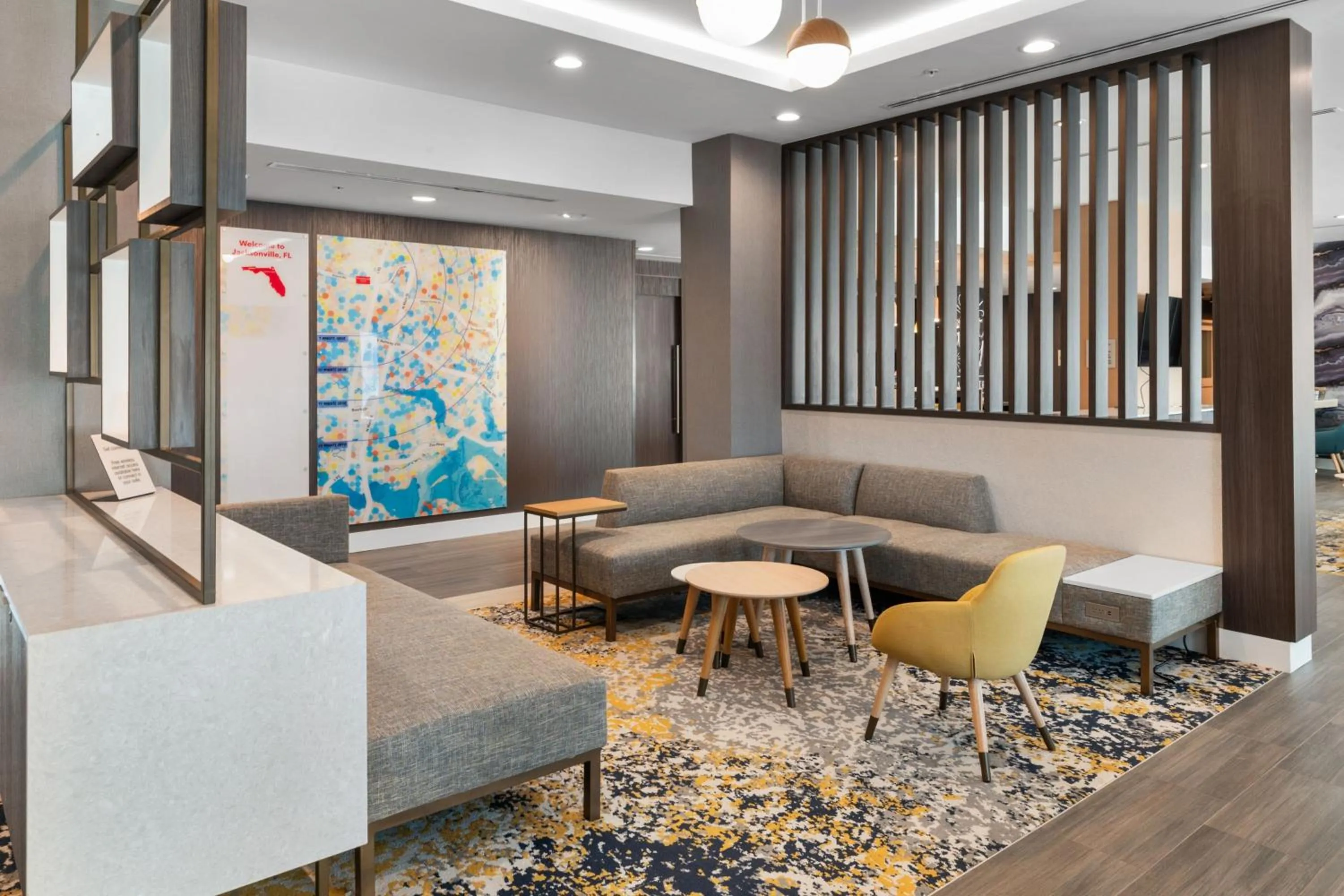 Lobby or reception in TownePlace Suites Jacksonville Airport