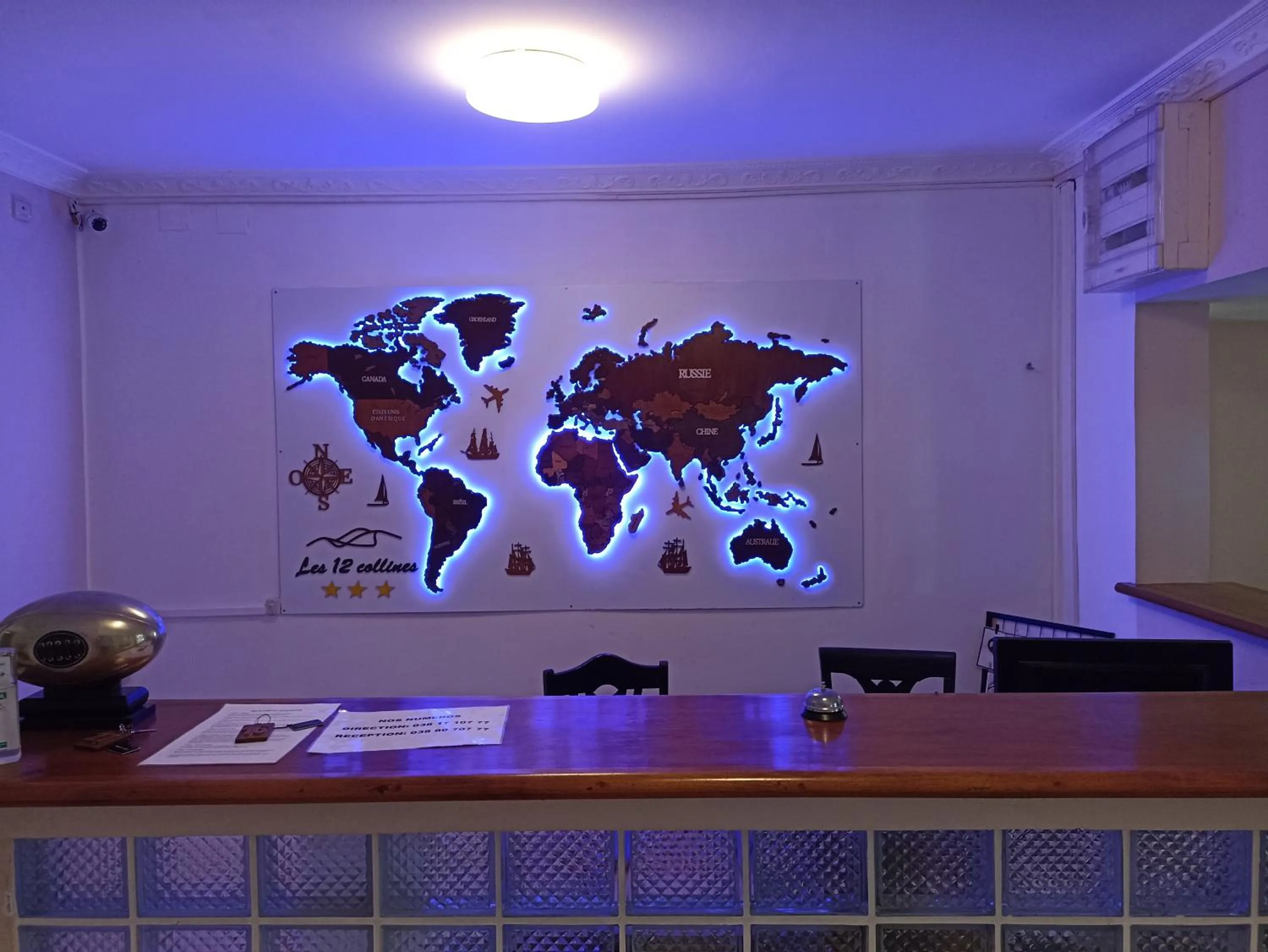 Lobby or reception in Hôtel Les 12 Collines, Ivato Aéroport