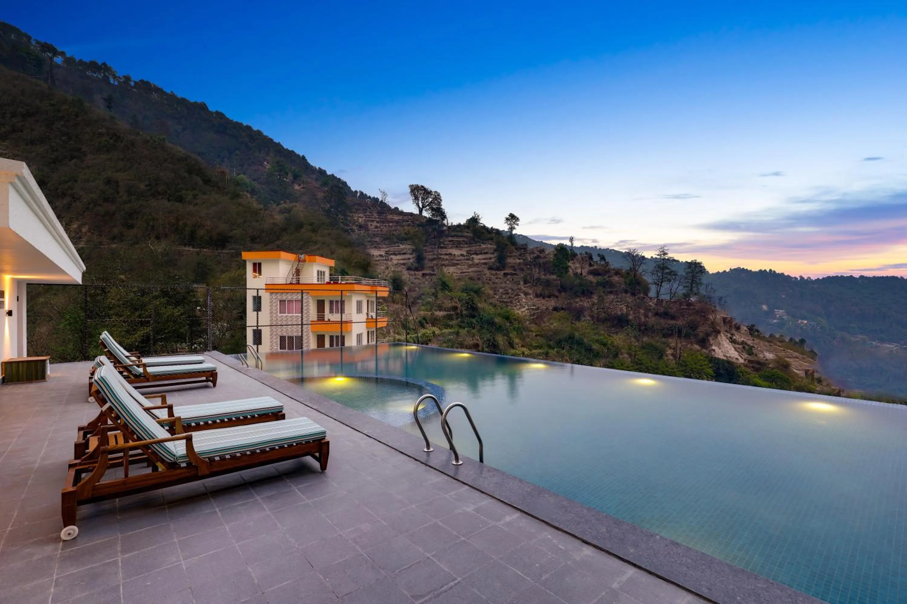 Swimming pool in Lemon Tree Premier Budhanilkantha Kathmandu, Nepal