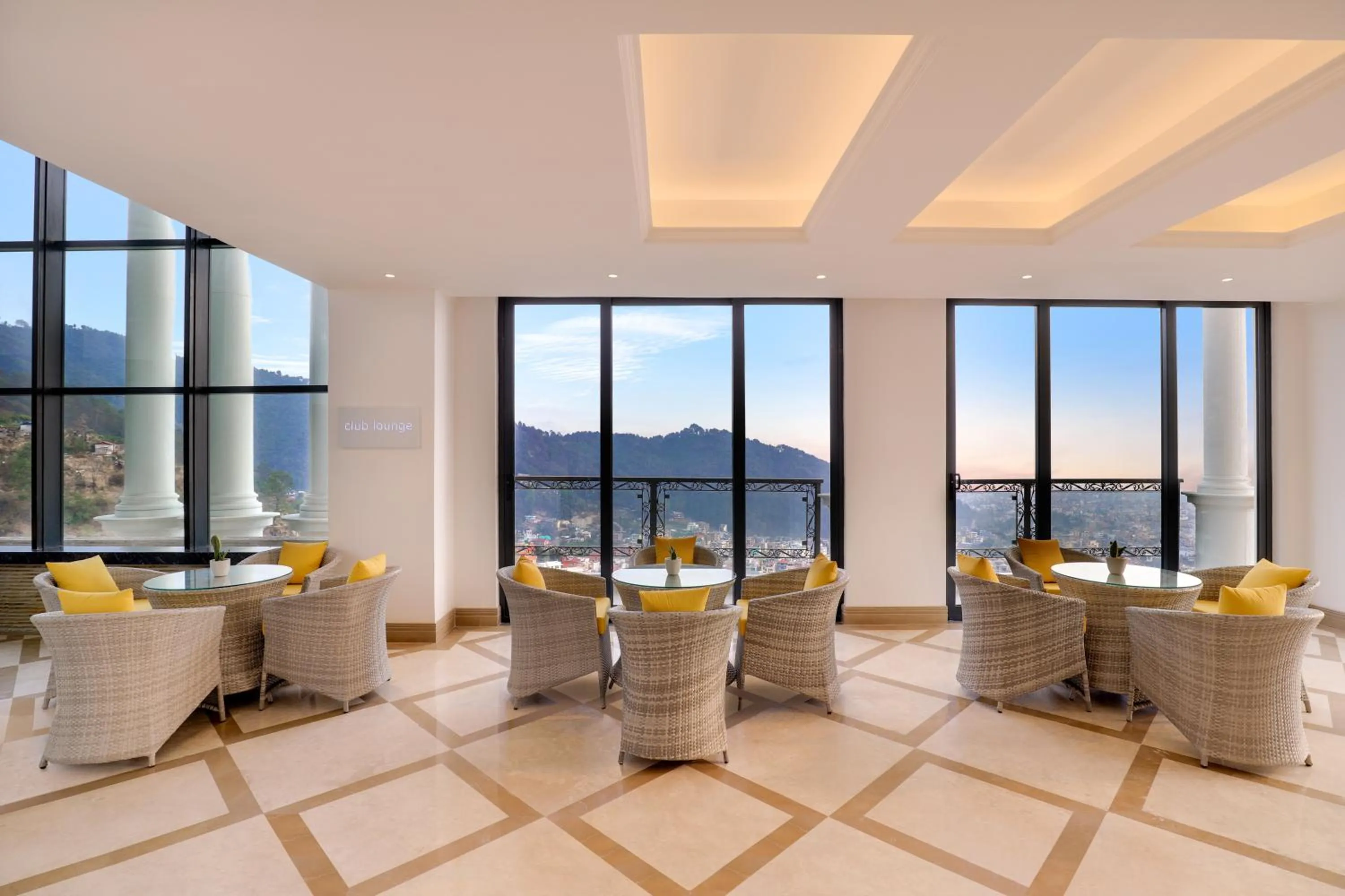 Communal lounge/ TV room in Lemon Tree Premier Budhanilkantha Kathmandu, Nepal