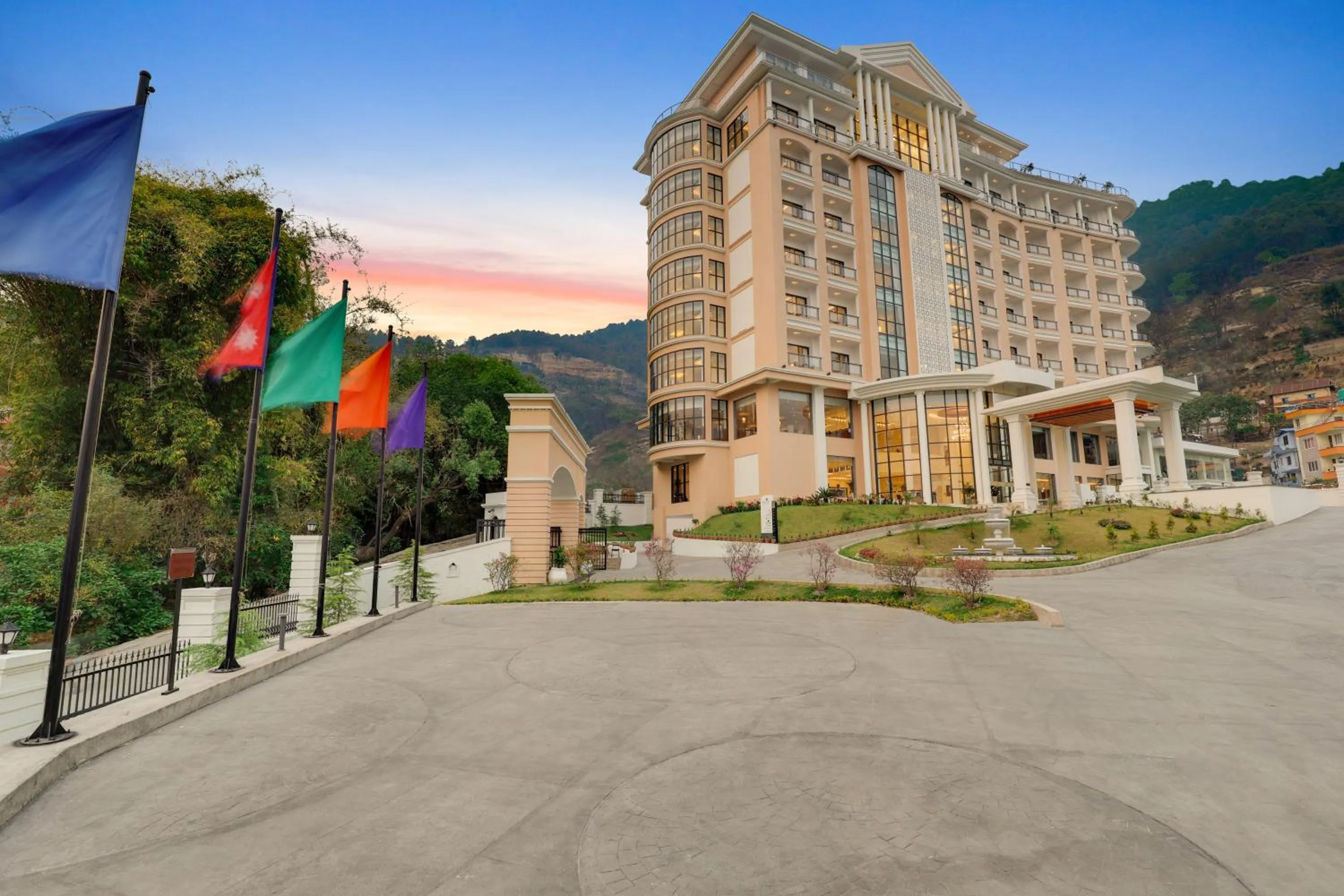 Parking in Lemon Tree Premier Budhanilkantha Kathmandu, Nepal