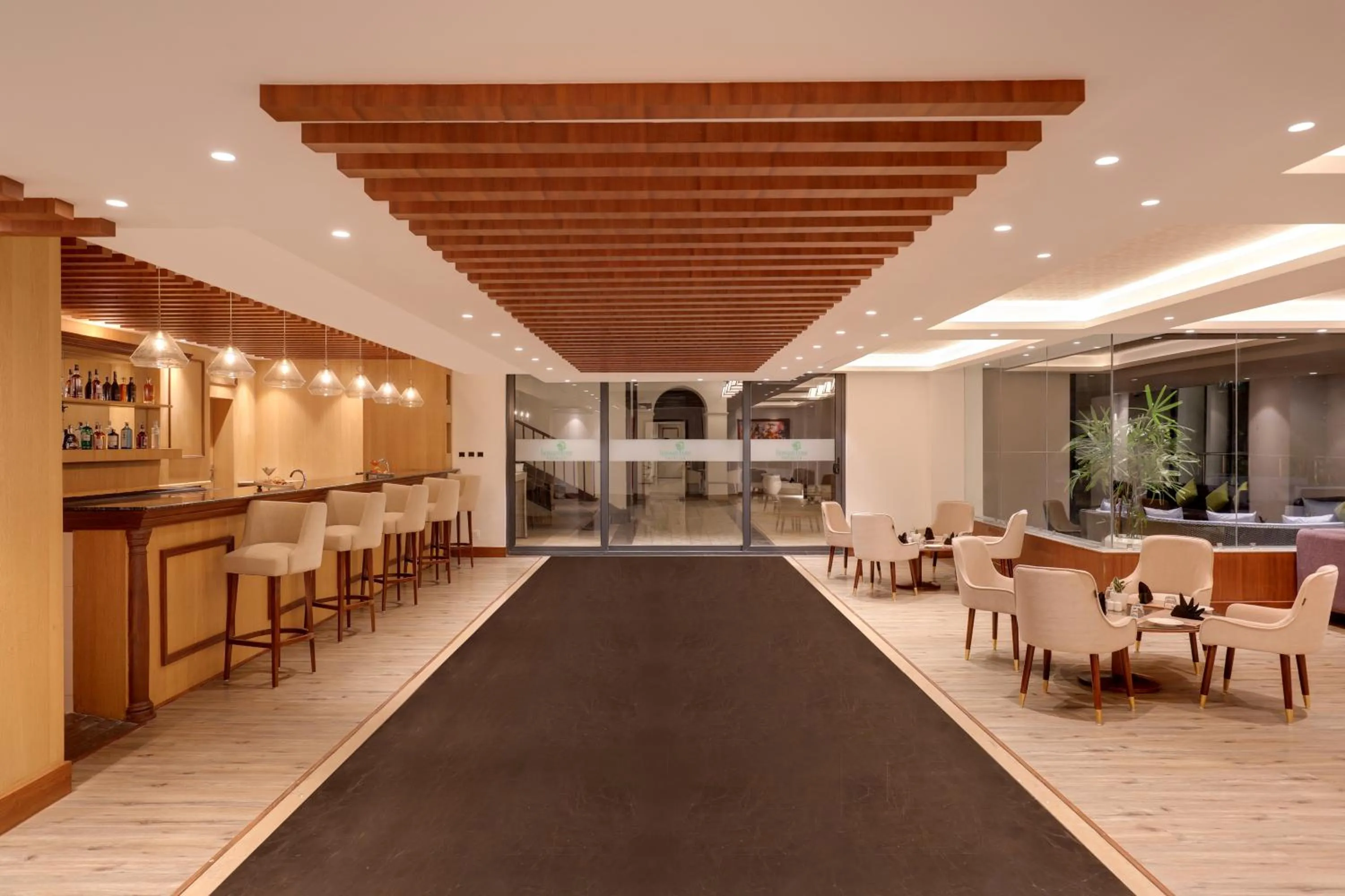 Lounge or bar in Lemon Tree Premier Budhanilkantha Kathmandu, Nepal