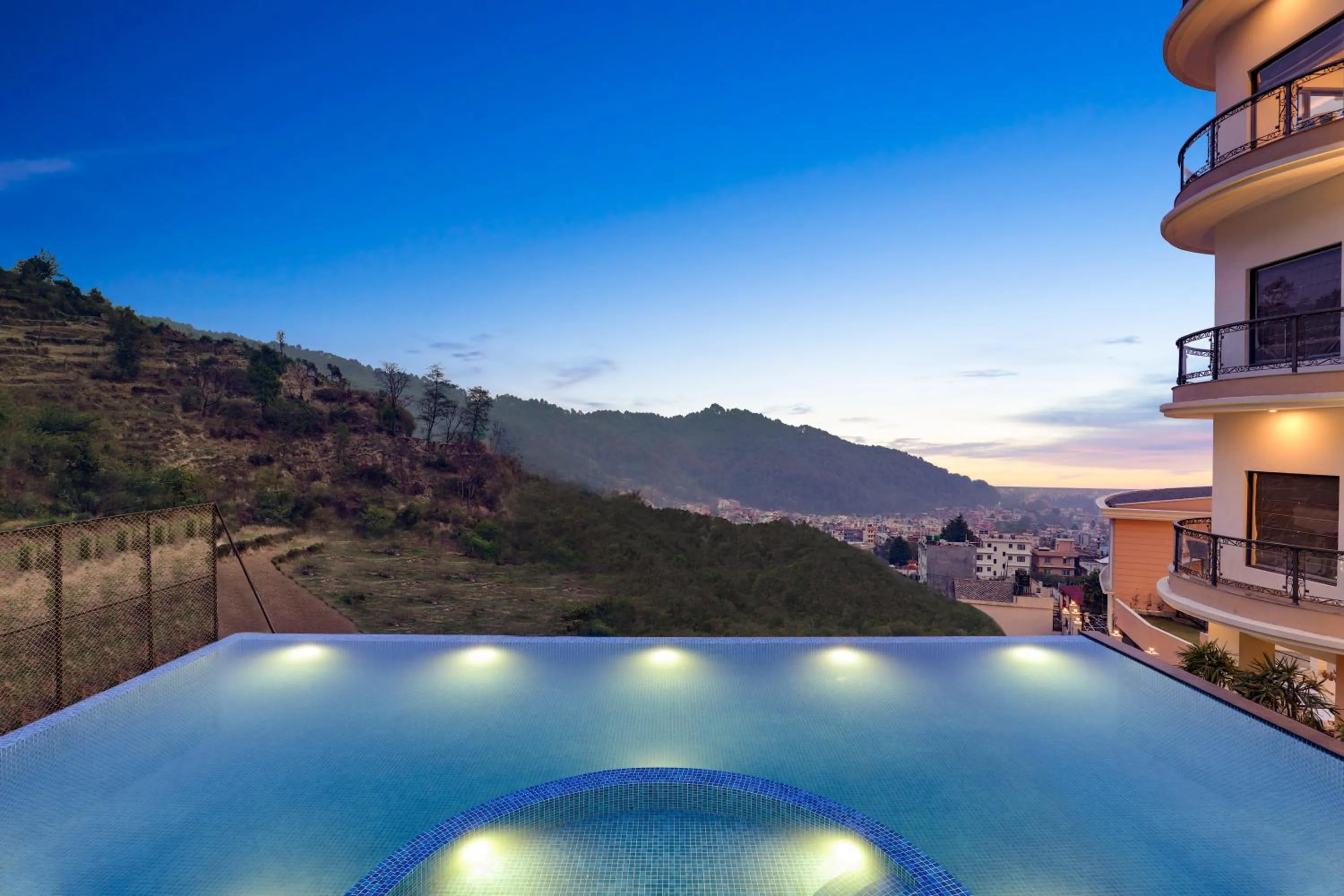 Swimming pool in Lemon Tree Premier Budhanilkantha Kathmandu, Nepal