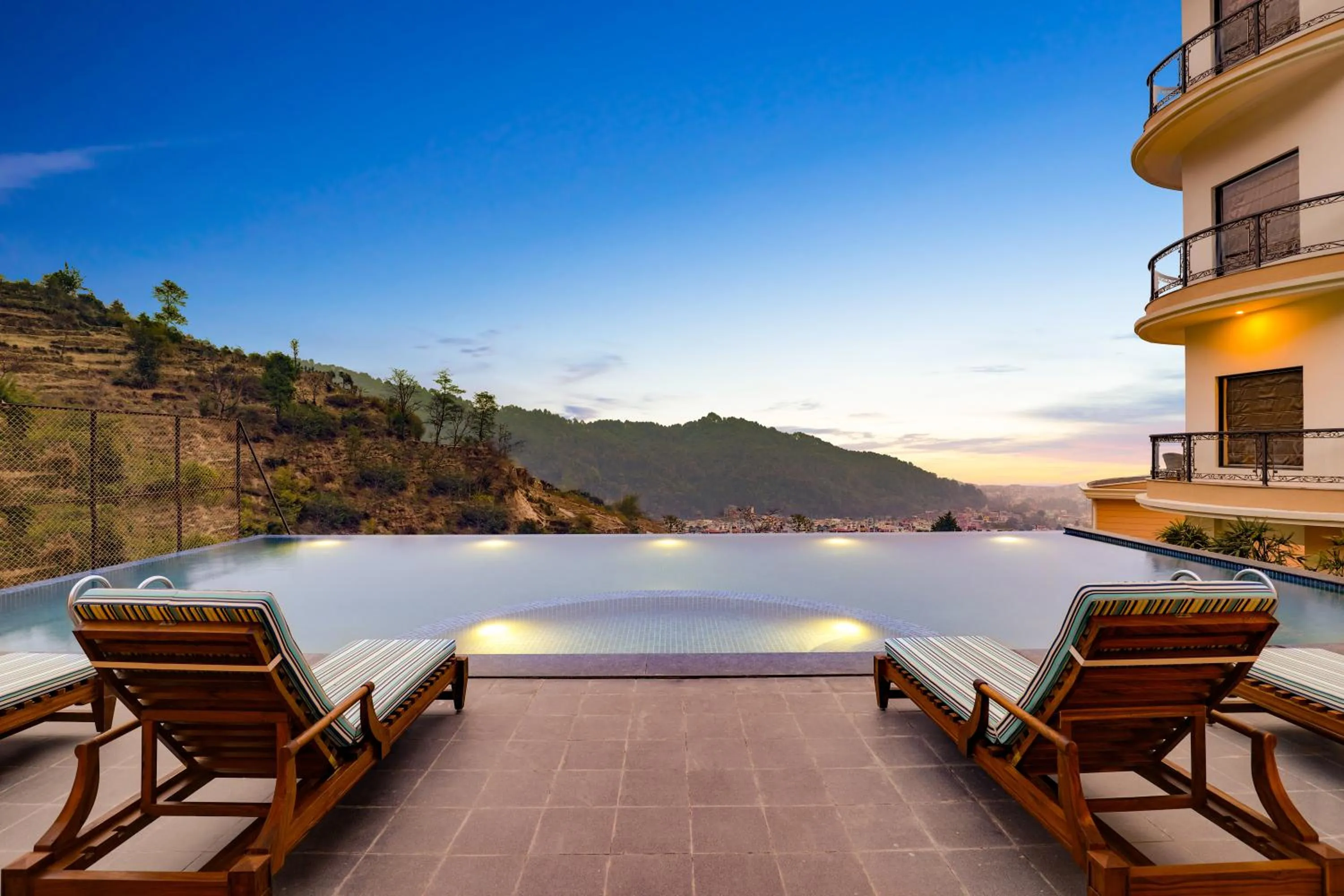 Swimming pool in Lemon Tree Premier Budhanilkantha Kathmandu, Nepal