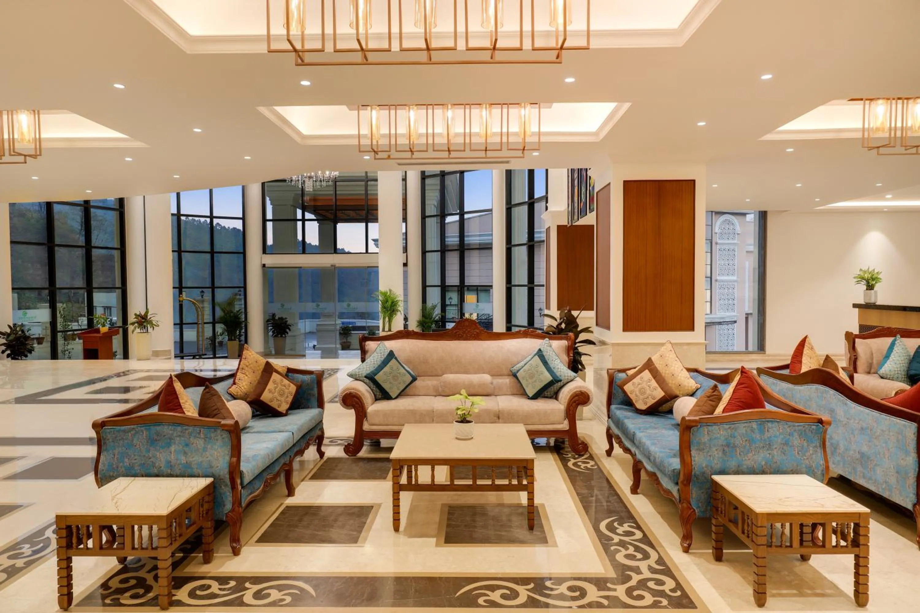 Lobby or reception in Lemon Tree Premier Budhanilkantha Kathmandu, Nepal