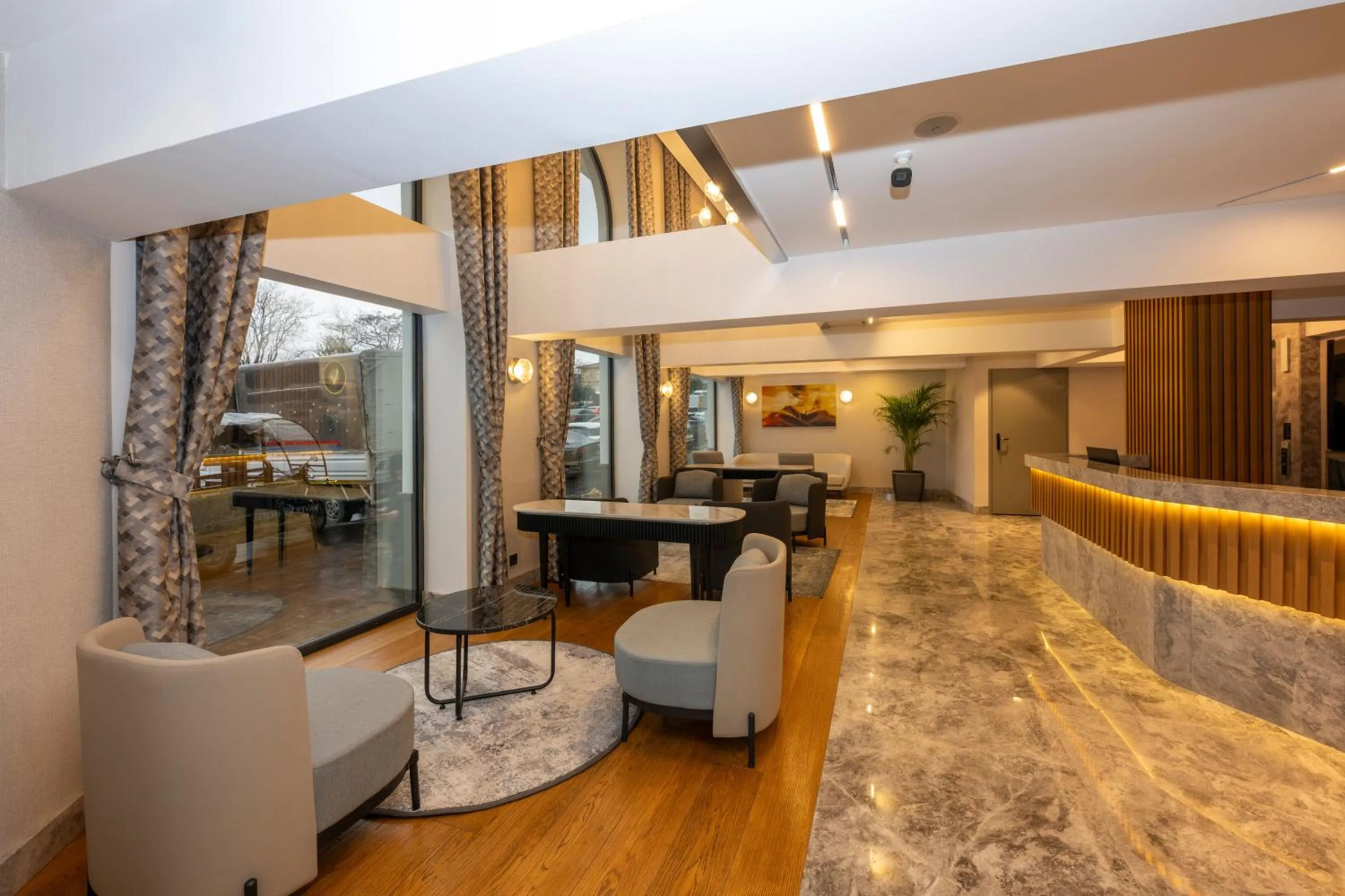 Lobby or reception in Baver Hotel