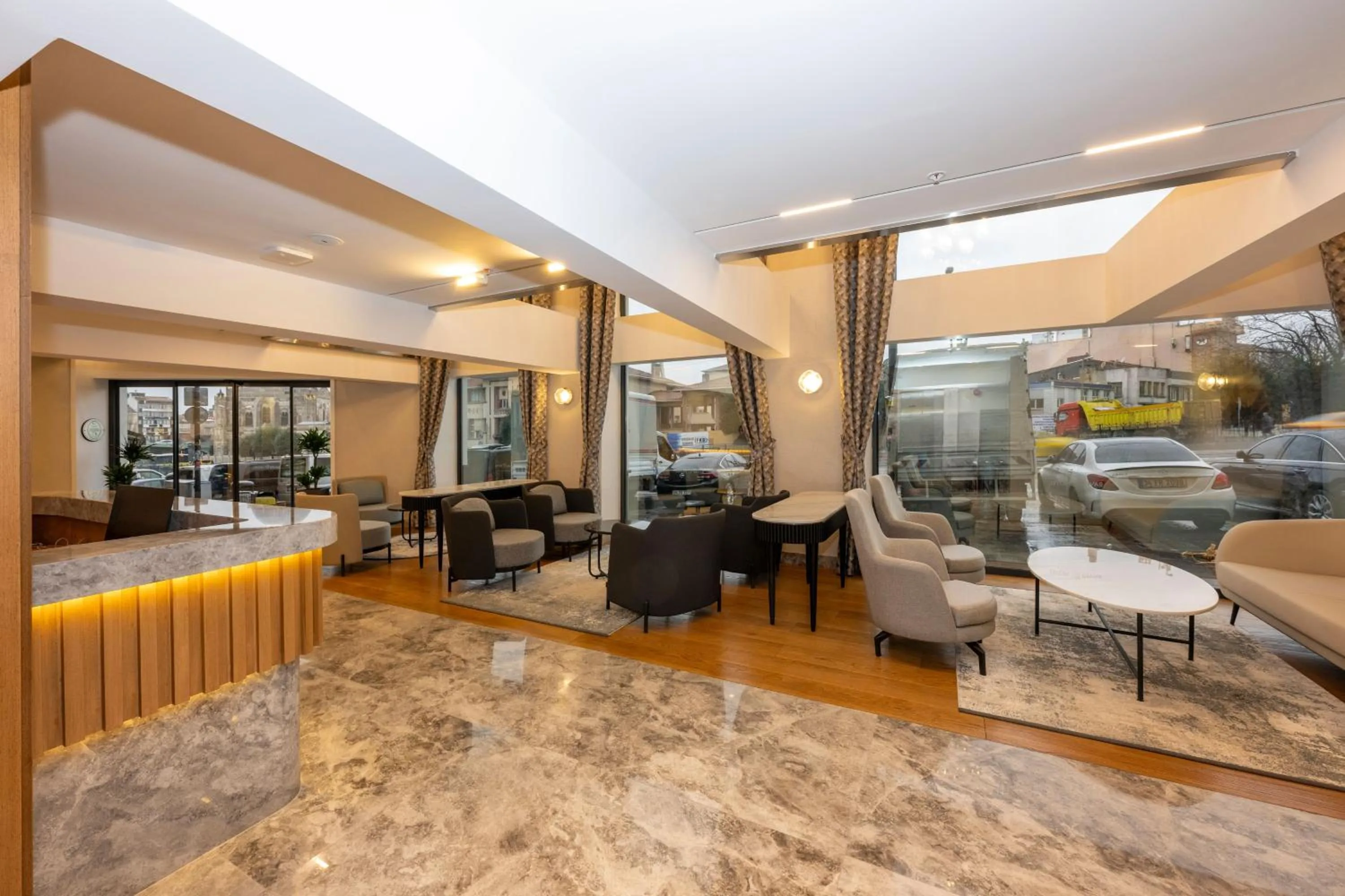 Lobby or reception in Baver Hotel