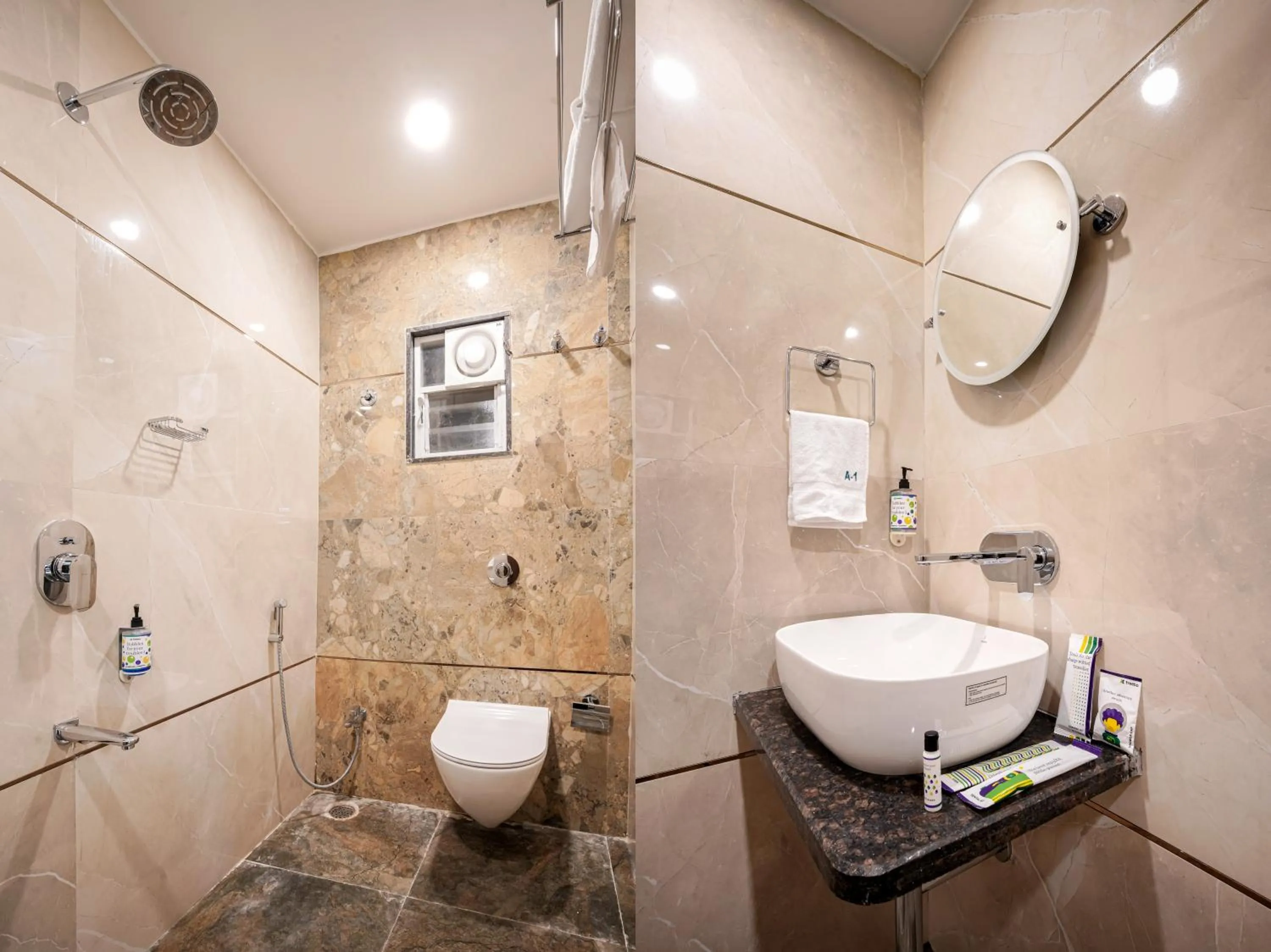 Bathroom in Treebo A1 Residency, Hingna T Point