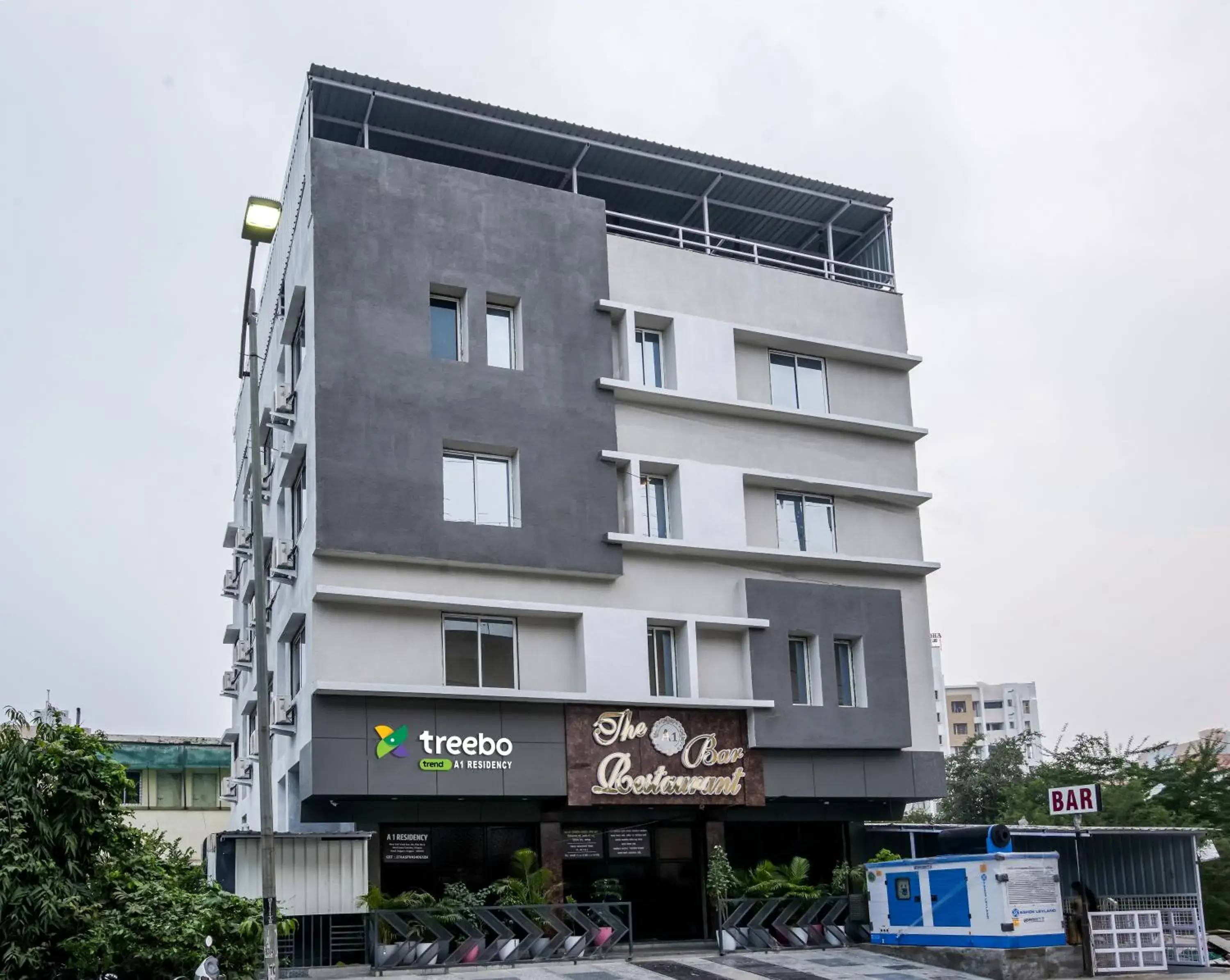 Facade/entrance in Treebo A1 Residency, Hingna T Point Facade/entrance in Treebo A1 Residency, Hingna T Point