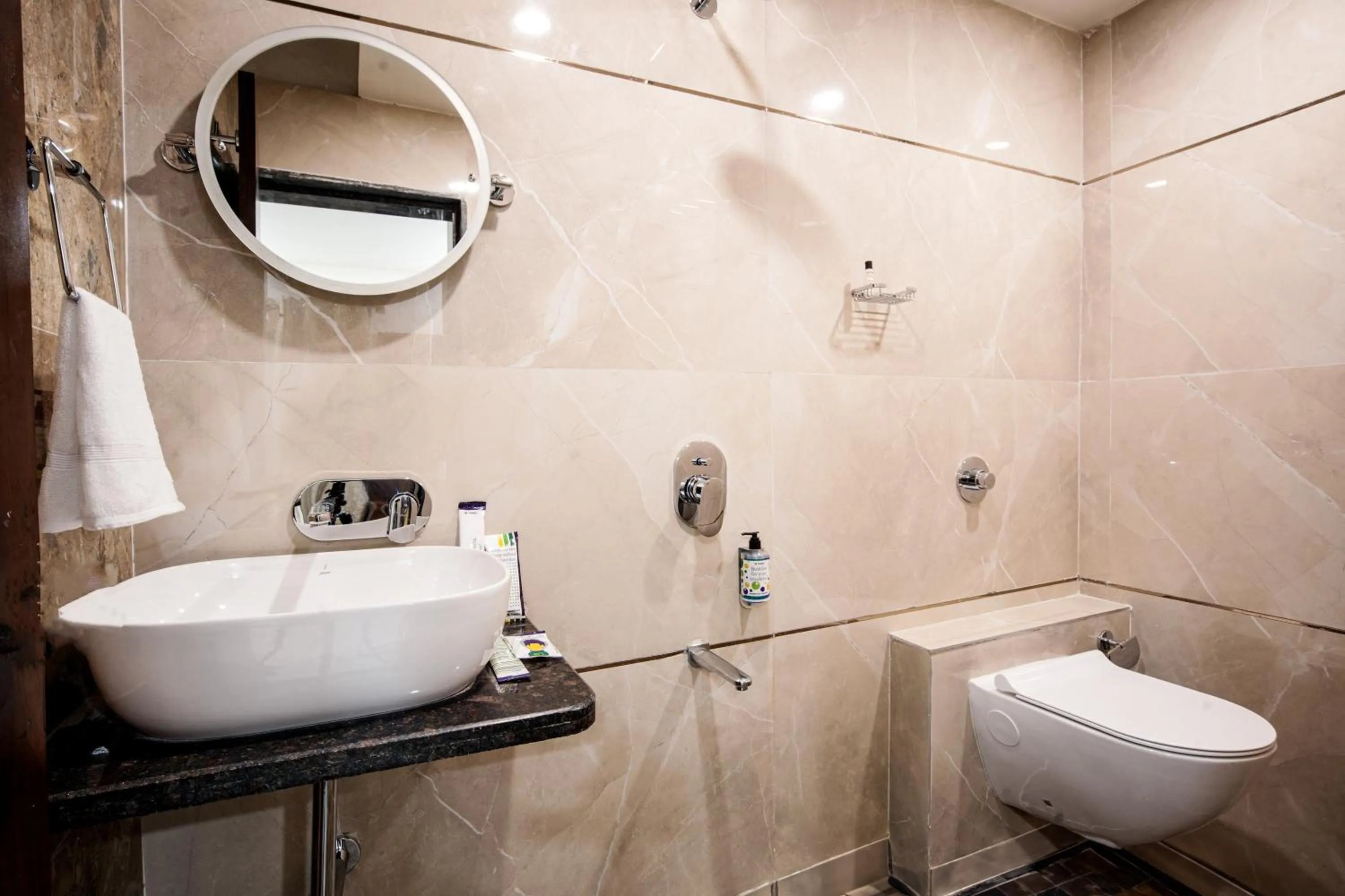 Bathroom in Treebo A1 Residency, Hingna T Point