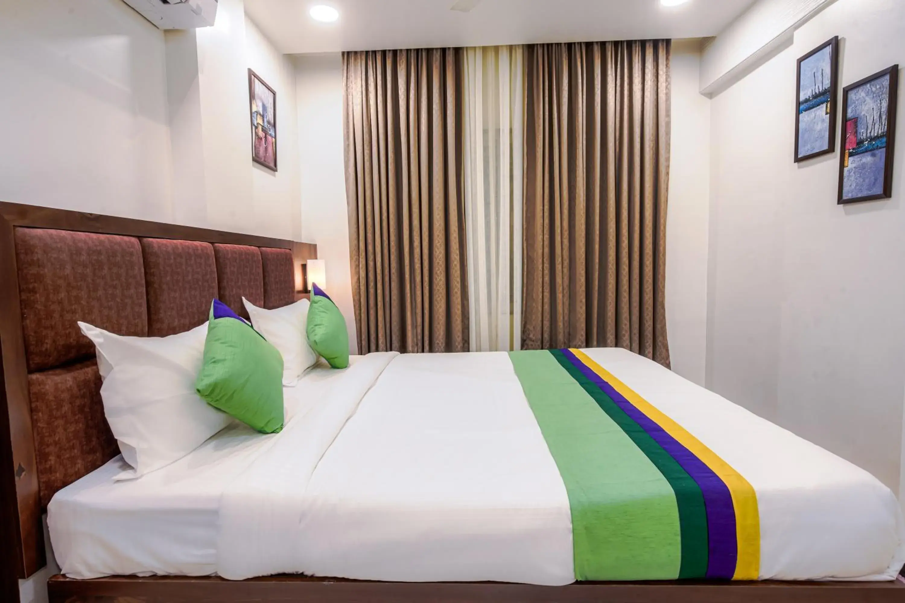 Bedroom, Bed in Treebo A1 Residency, Hingna T Point Bedroom, Bed in Treebo A1 Residency, Hingna T Point