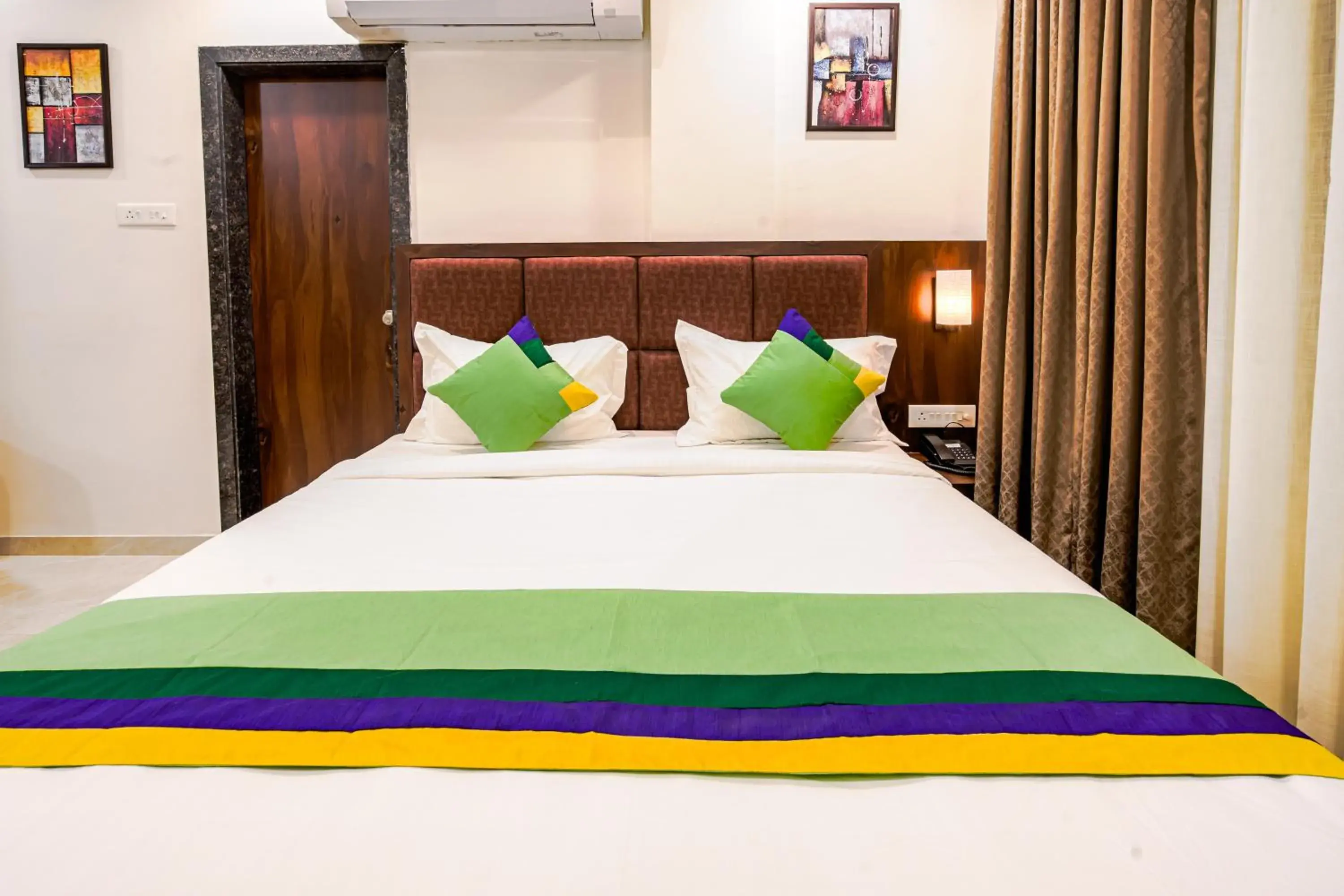 Bedroom, Bed in Treebo A1 Residency, Hingna T Point Bedroom, Bed in Treebo A1 Residency, Hingna T Point