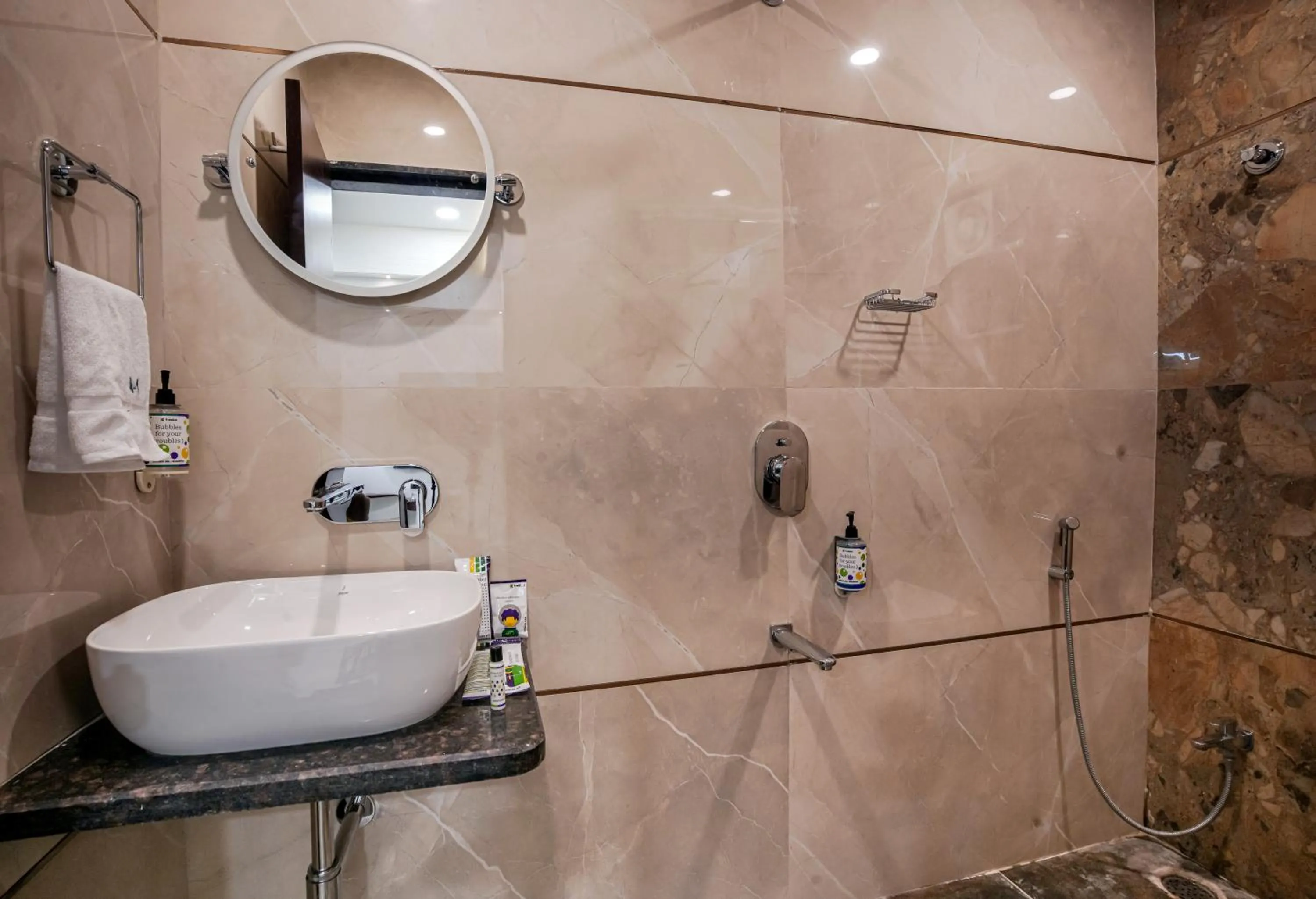 Bathroom in Treebo A1 Residency, Hingna T Point