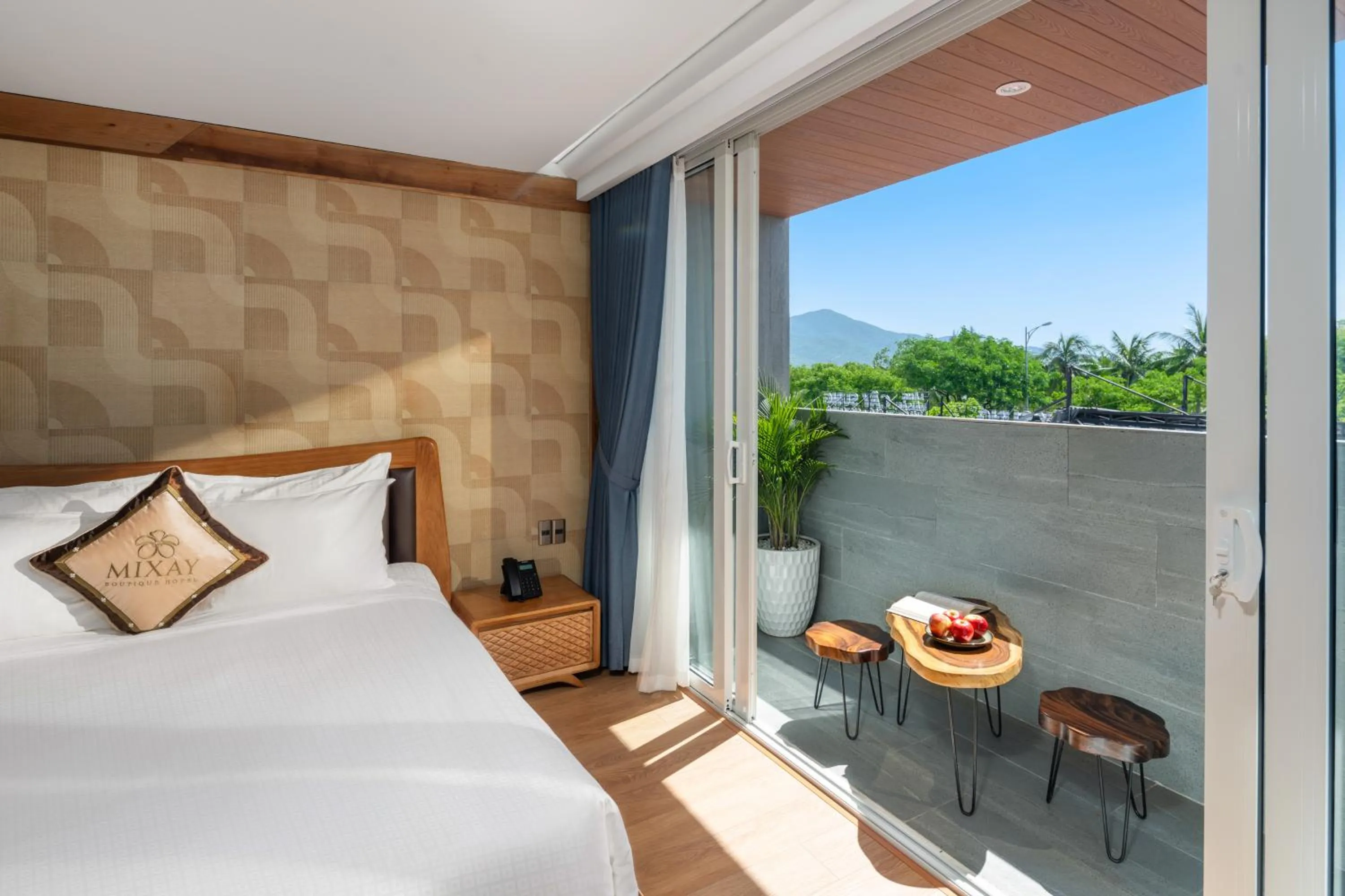 Bed in Mixay Boutique Hotel Da Nang