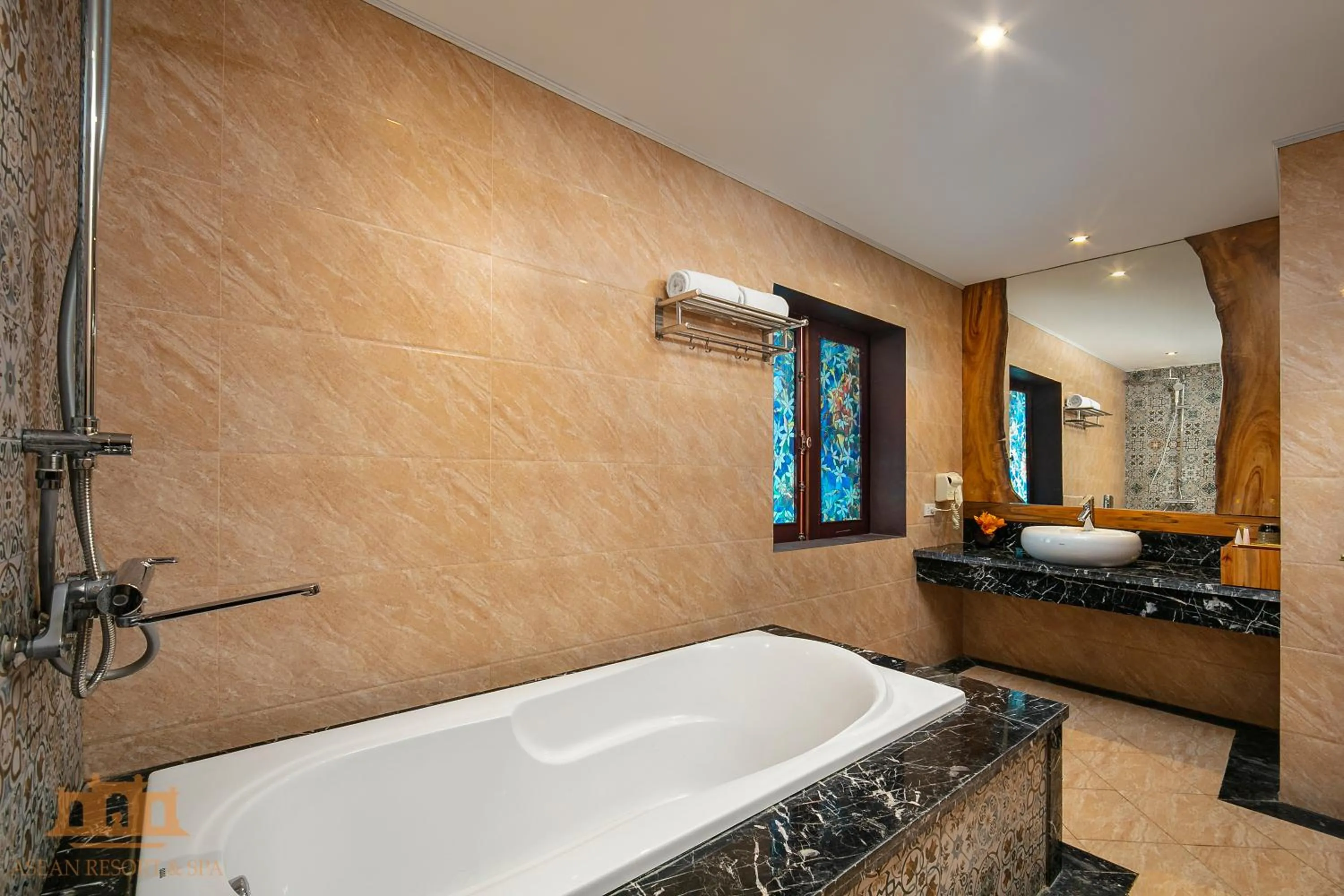 Bathroom in Asean Resort - Shiki Onsen & Spa