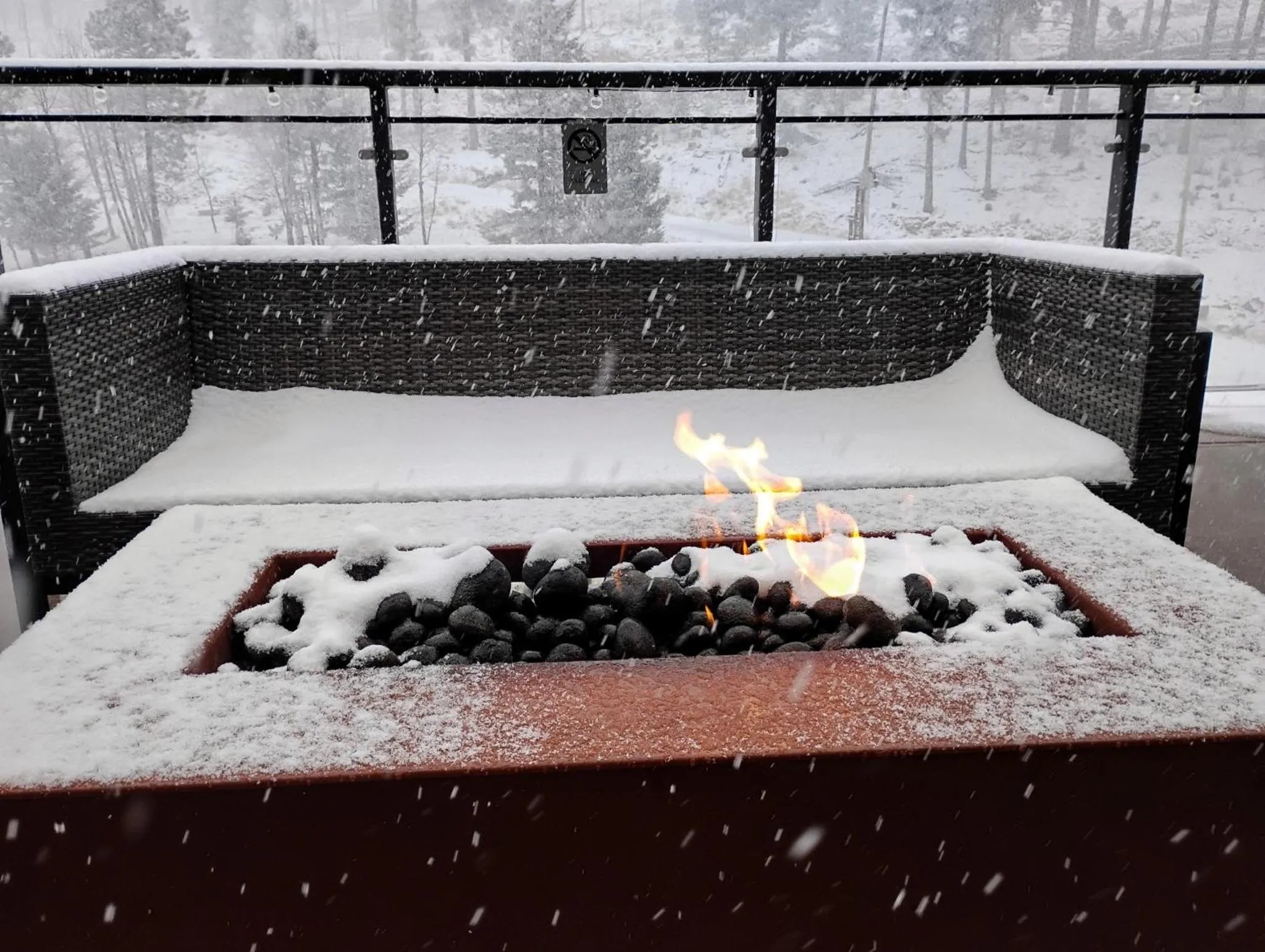 Winter, Bed in Grand Cloudcroft Hotel