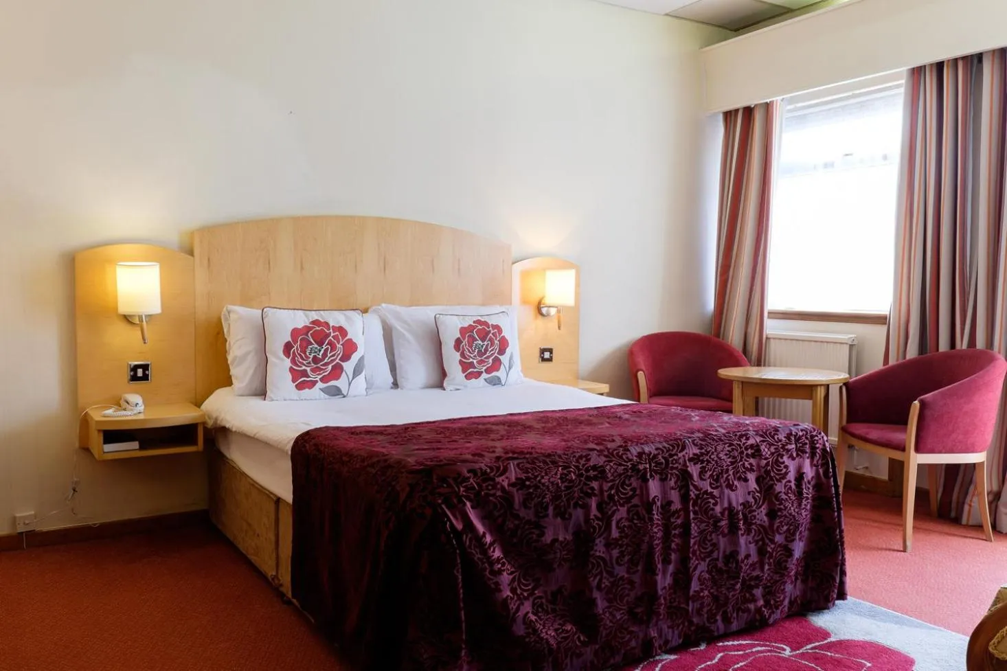 Bed in Westone Manor Hotel