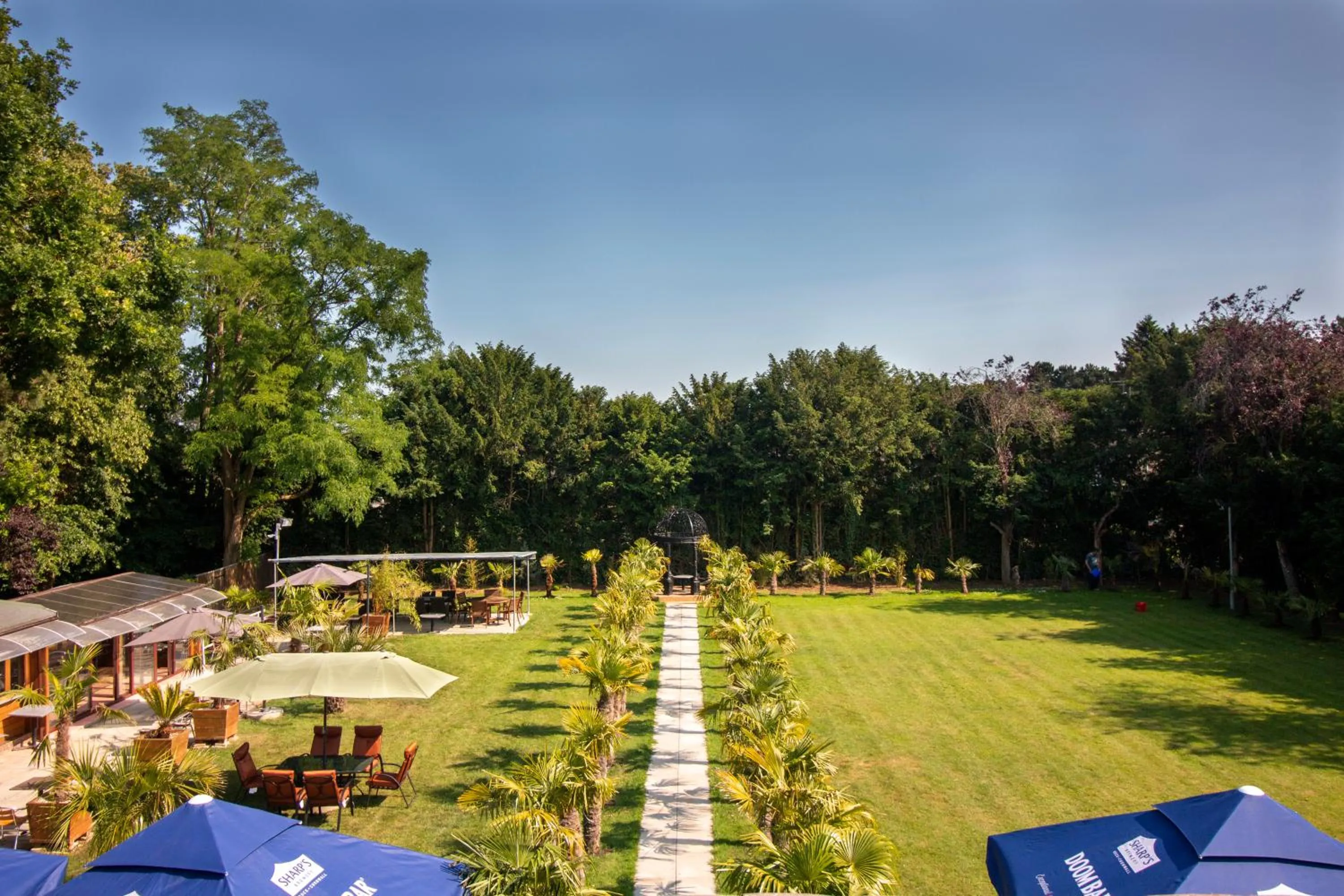 Garden view in Westone Manor Hotel