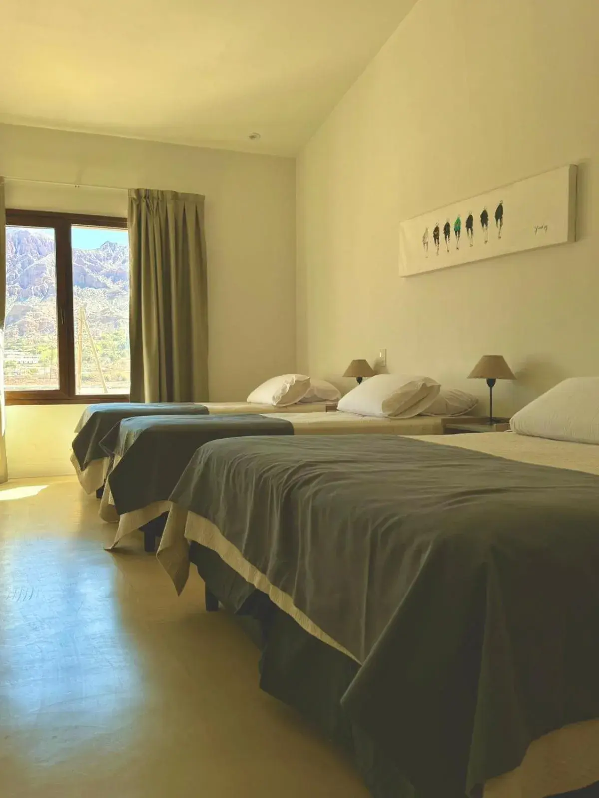 Quadruple Room with Mountain View in Hotel Cerros del Norte Quadruple Room with Mountain View in Hotel Cerros del Norte