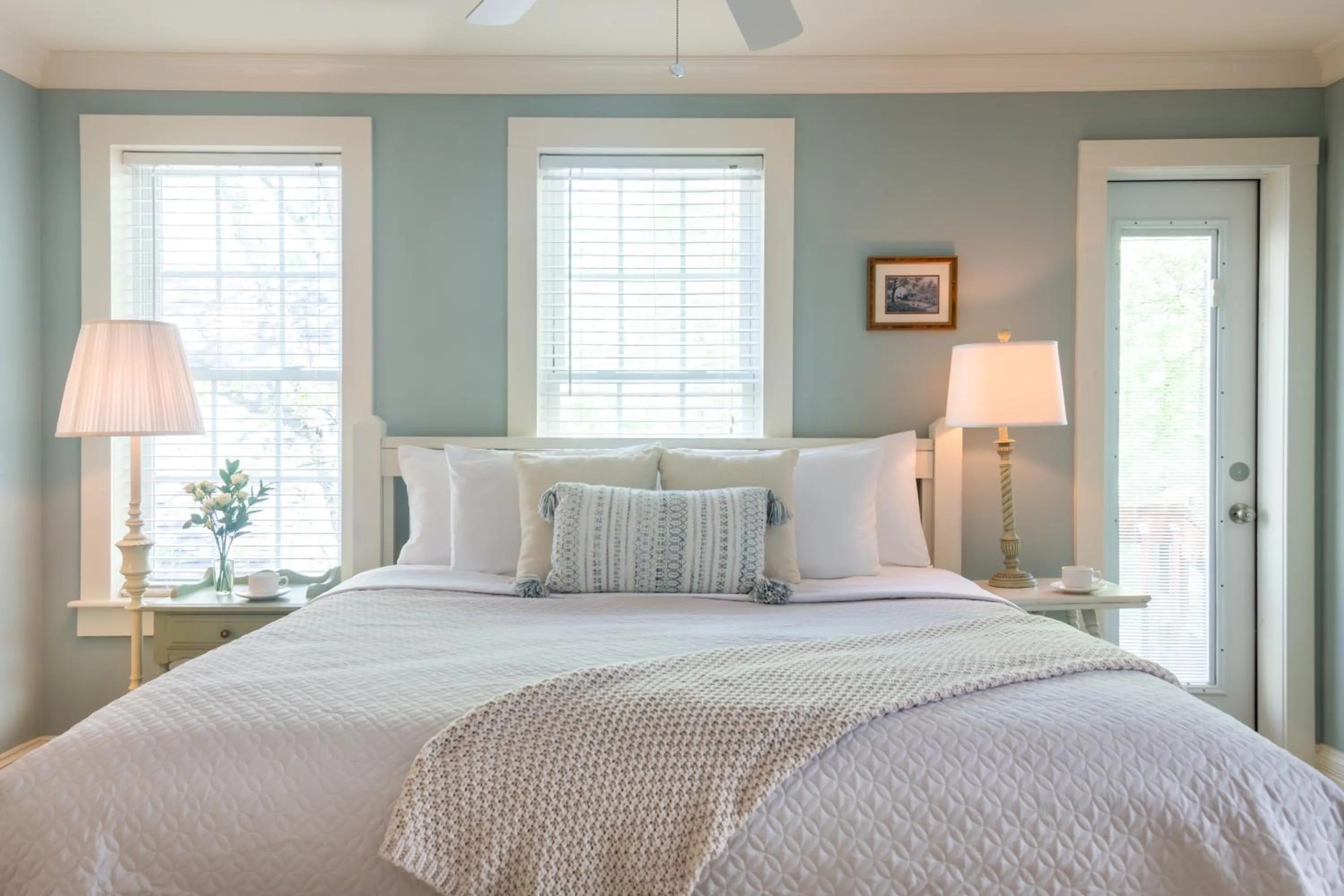 Bed in The Sage Cottage