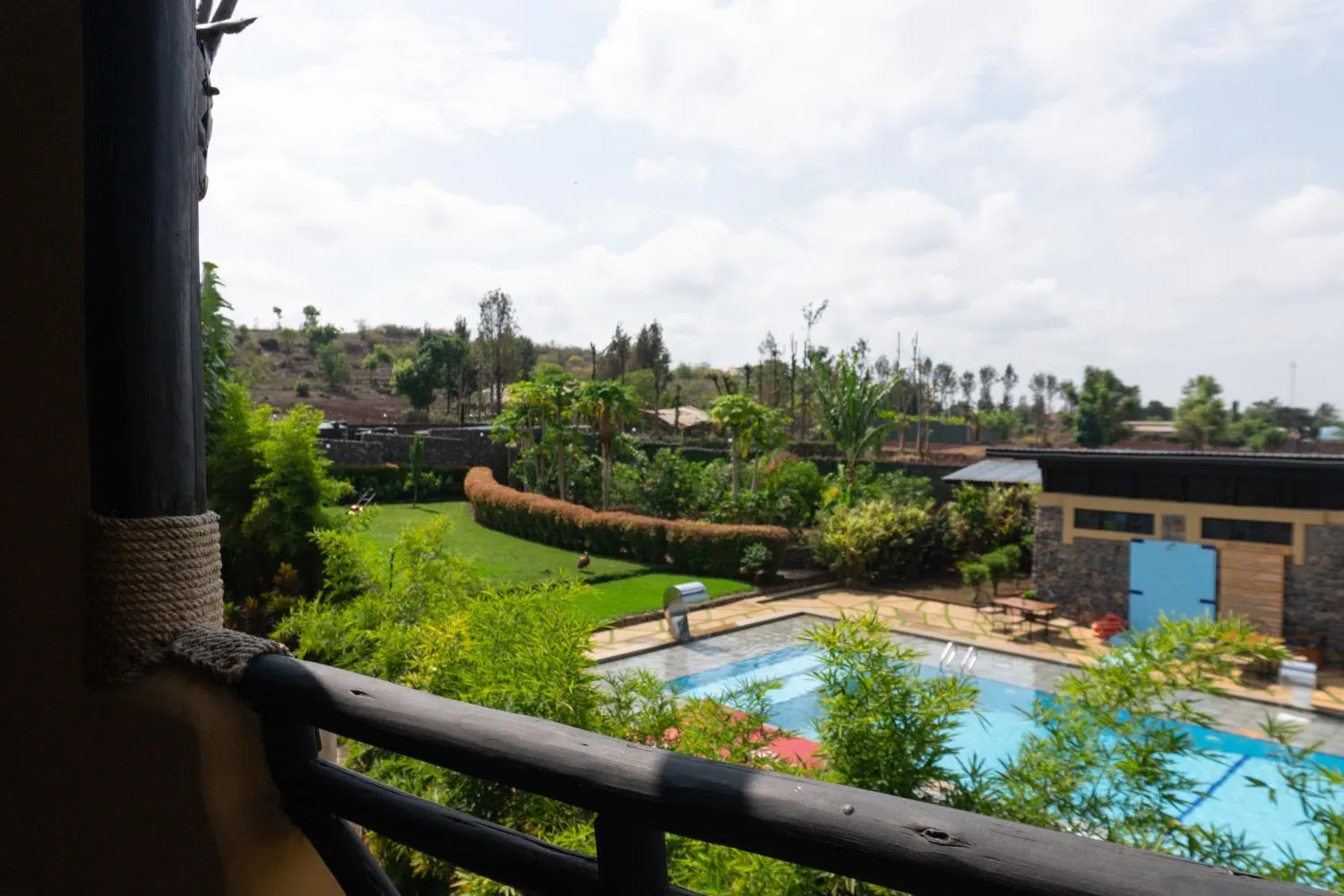 Garden view in The Maridadi Hotel